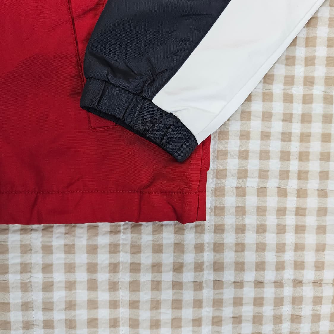 휠라 3단블로킹 바람막이 자켓 남자100 상품이미지5