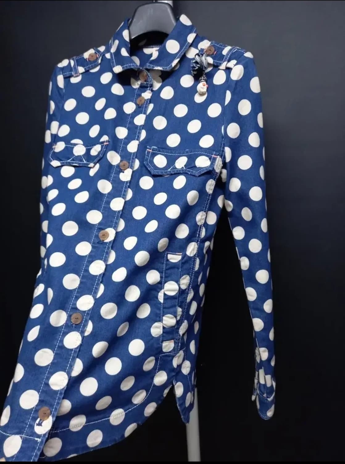 오즈세컨 춘추 데님 남방형 자켓 아우터 44 상품이미지5