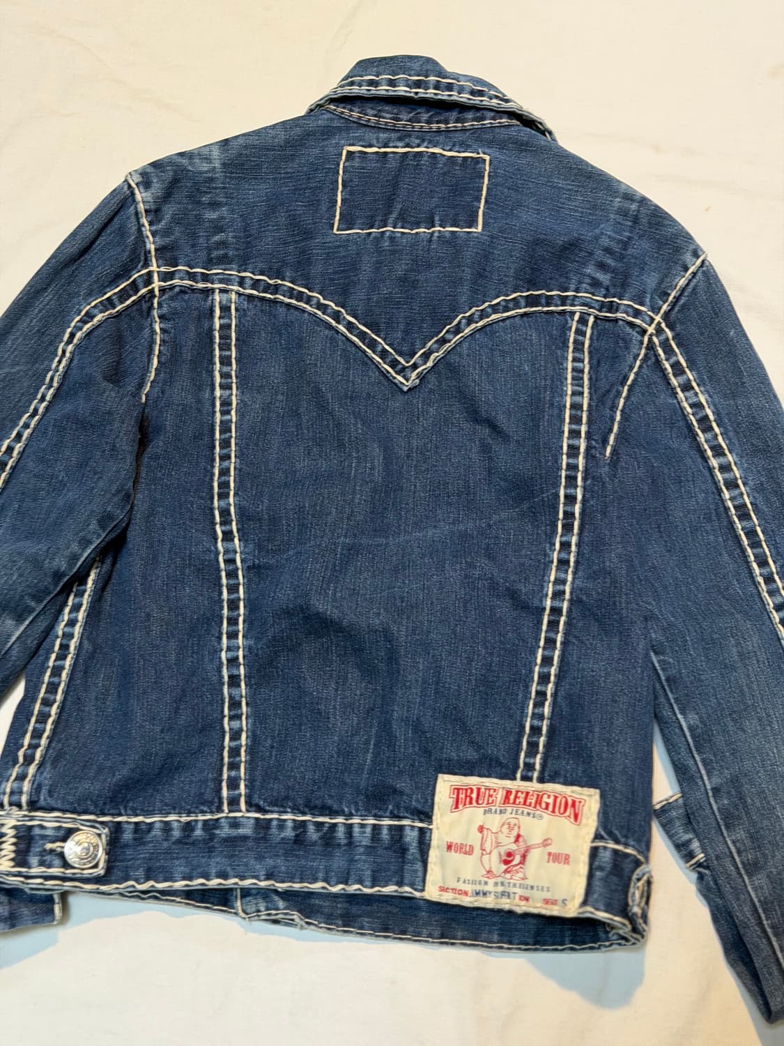 트루릴리전 지미슈퍼티 스티치 데님자켓 청자켓 상품이미지3