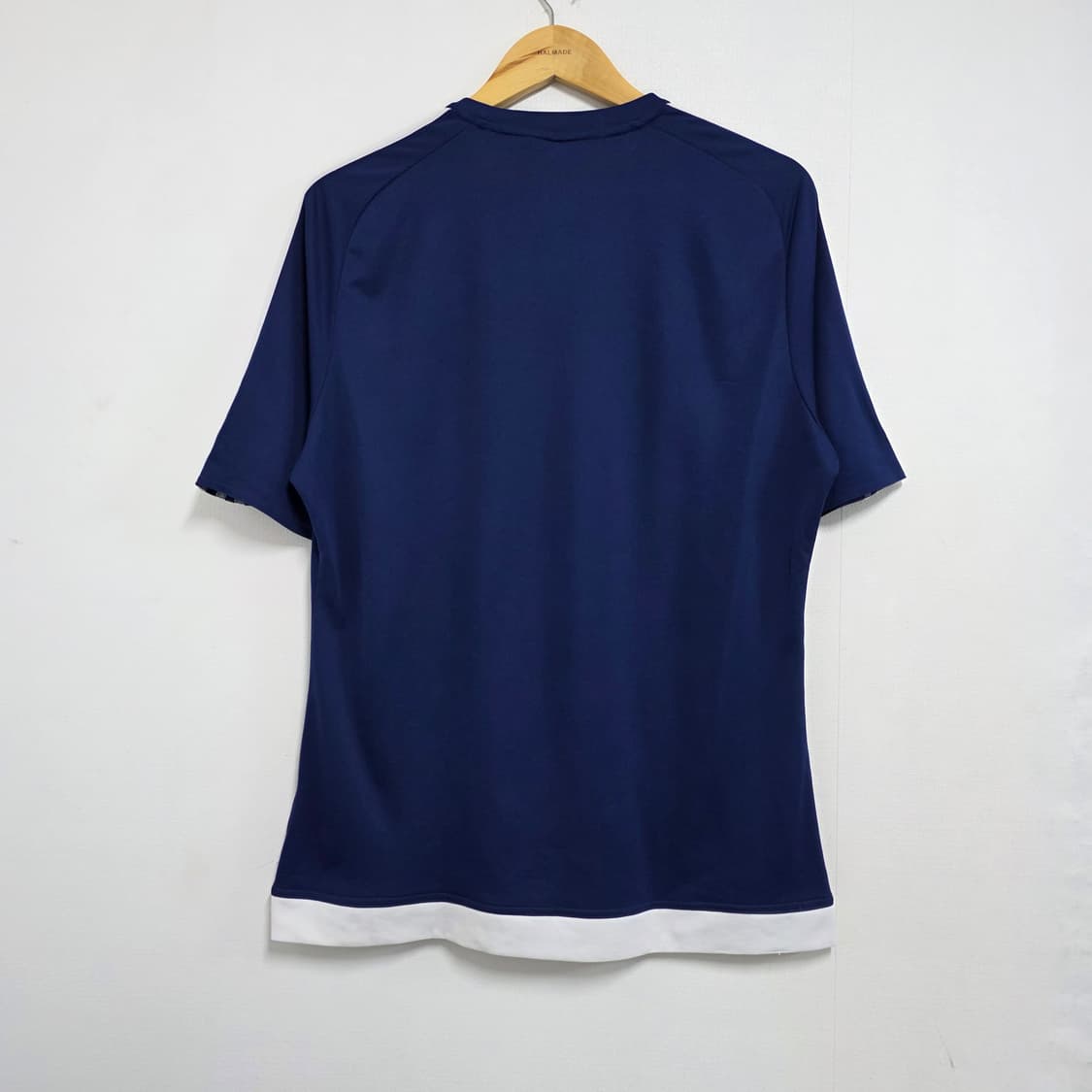 110(100) 아디다스 삼선 져지 네이비 반팔티셔츠 상품이미지3