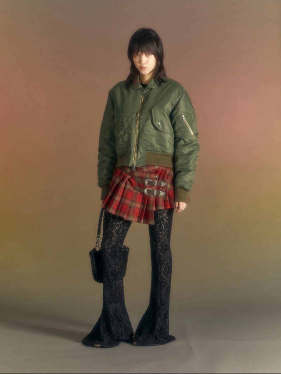 엔더슨벨 CARLEE BOMBER KILT DRESS 상품이미지2