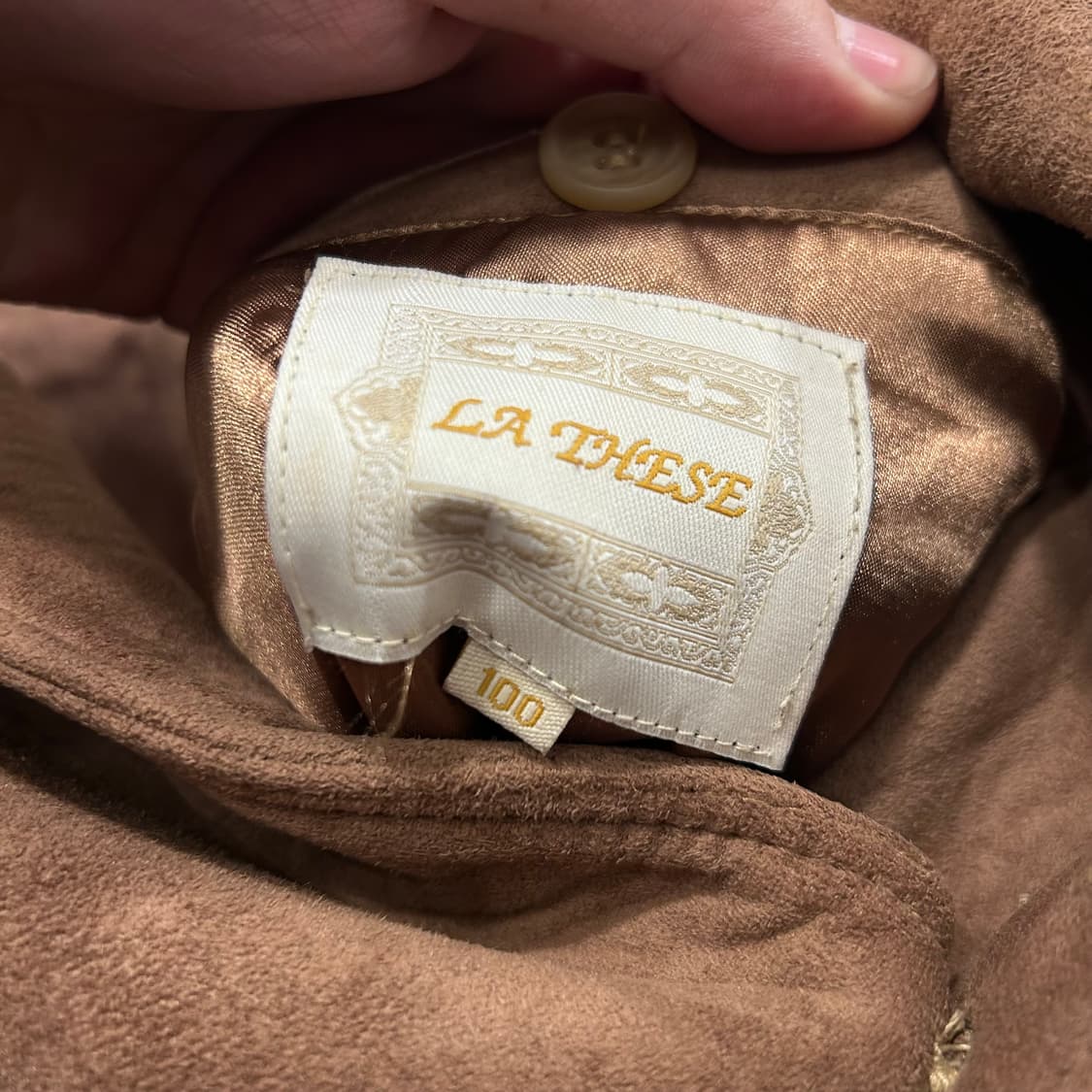 LA THESE 헤비 스웨이드 워크웨어 자켓 상품이미지3