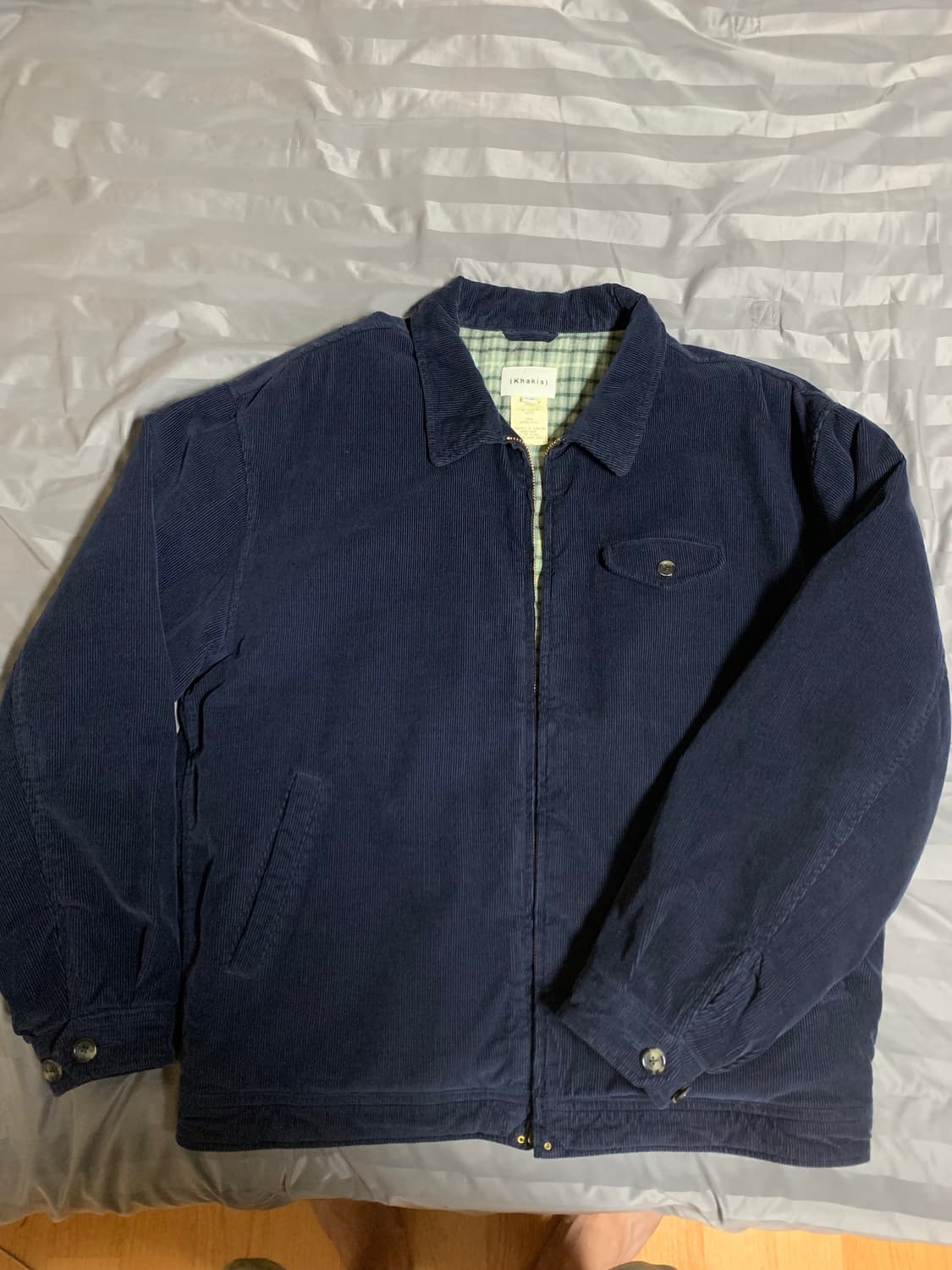 카키스 코듀로이 스윙자켓 상품이미지3