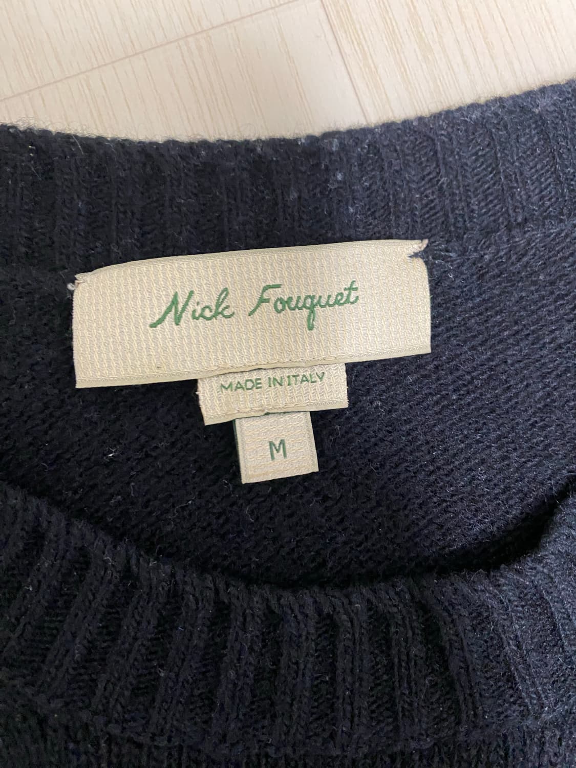 닉푸케 울캐시미어 니트 뤡코즈 블라인드파일즈 상품이미지3