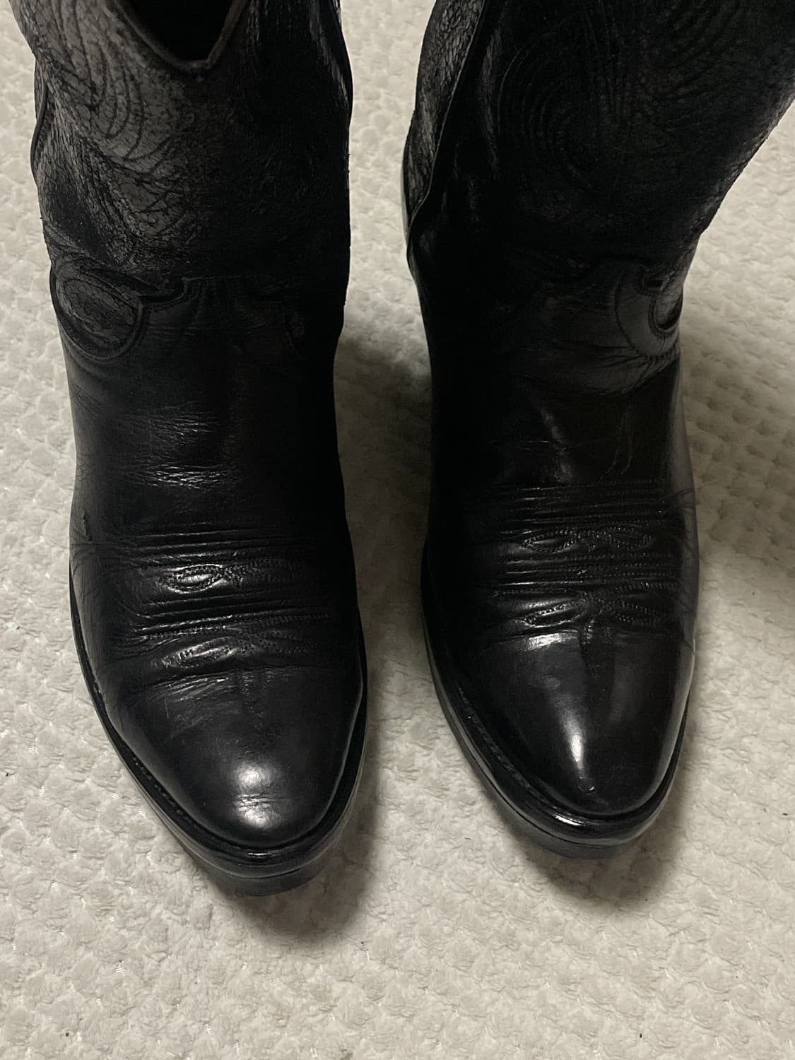 [10 1/2D] Laredo 라레도 웨스턴 카우보이 부츠 블랙 상품이미지3