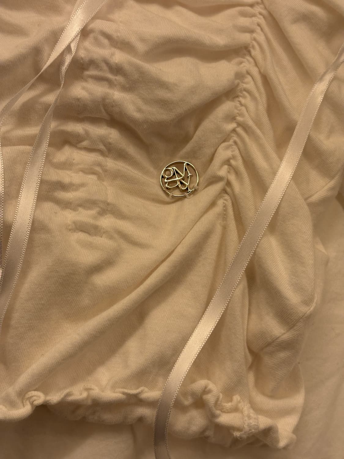 김미더영 G 리본 셔링 탑 상품이미지4