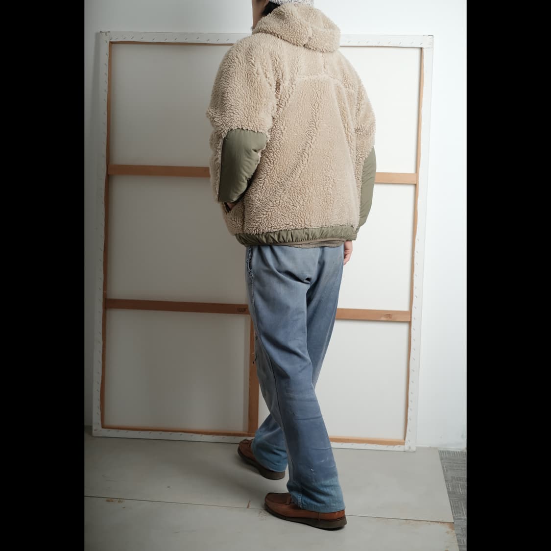 파타고니아 L사이즈 리듬 후디 플리스 자켓 아이보리 상품이미지3