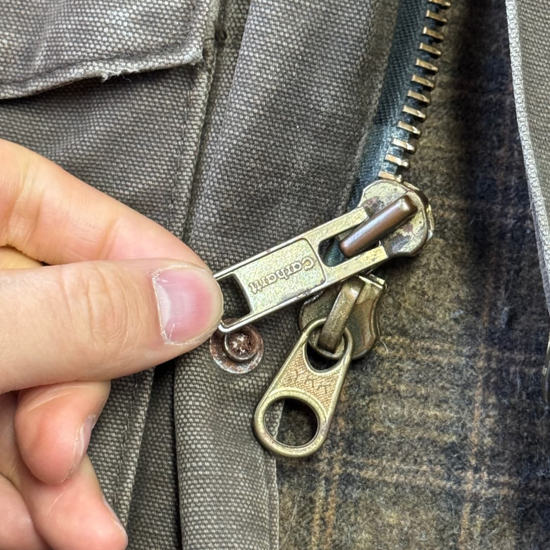 칼하트 90s 브라운 워크자켓 105~ 상품이미지3