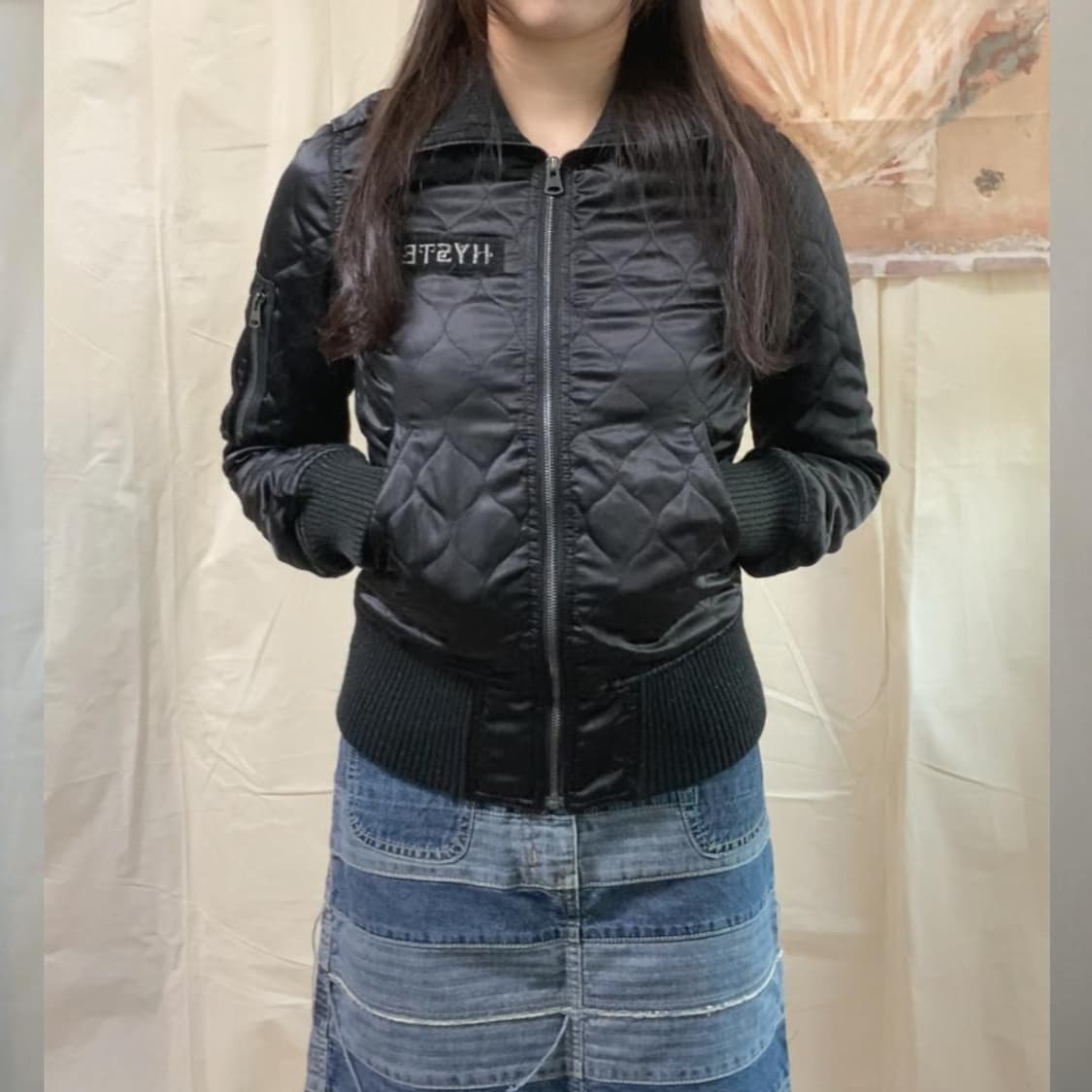 히스테릭글래머 00s 글리터 퀼트 자켓 상품이미지2