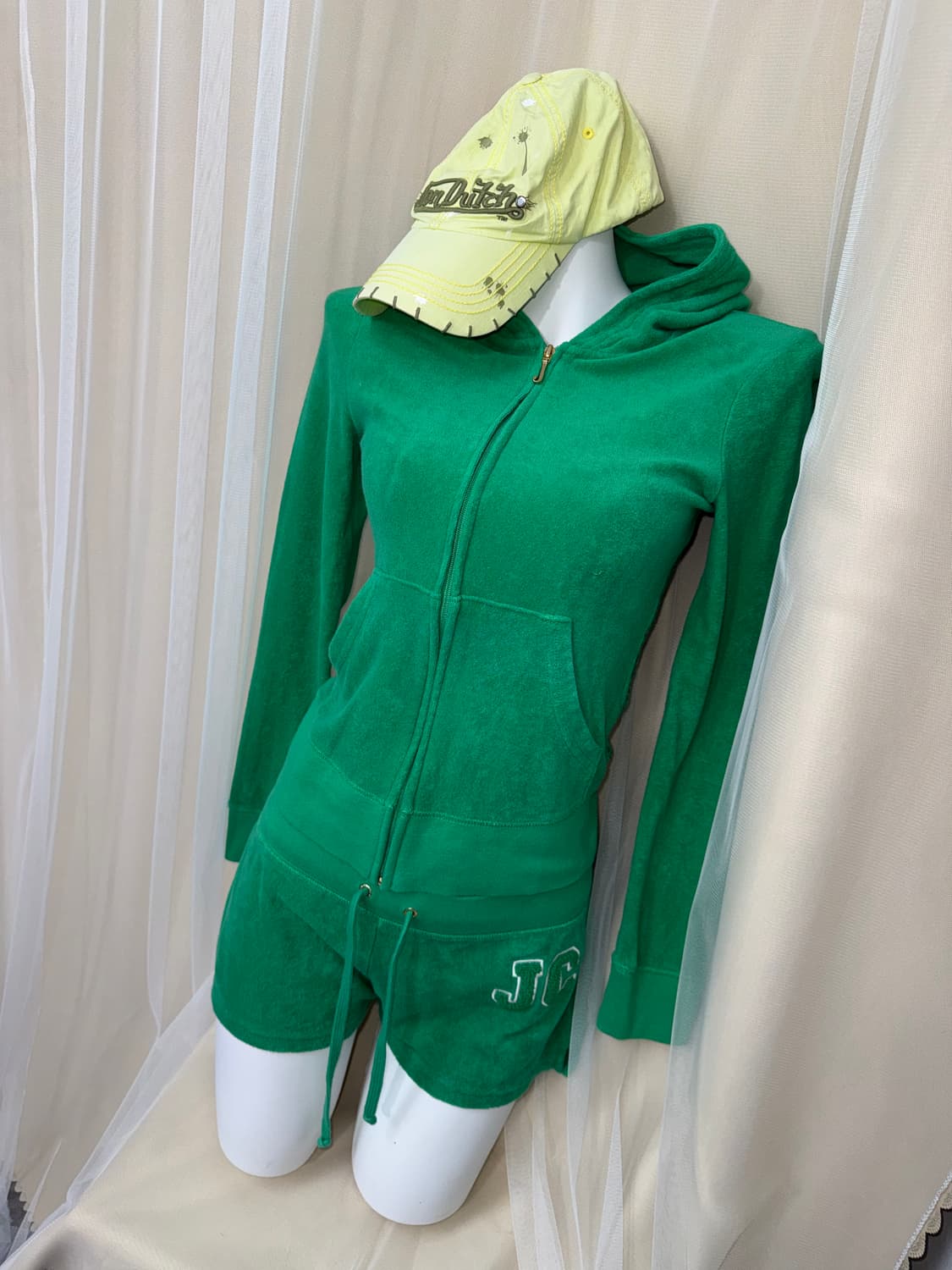 S Juicy Couture 스팽글 애플그린 셋업 상품이미지1