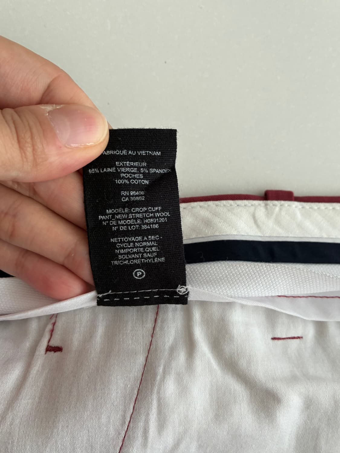 8) 띠어리 Theory 롤업 슬랙스 와인 상품이미지6