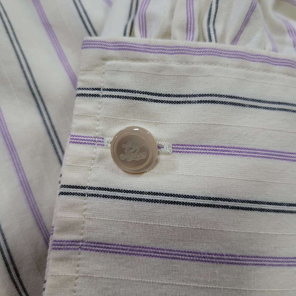 Ralph Lauren 랄프로렌 스트라이프 오버핏 프릴 셔츠 상품이미지4