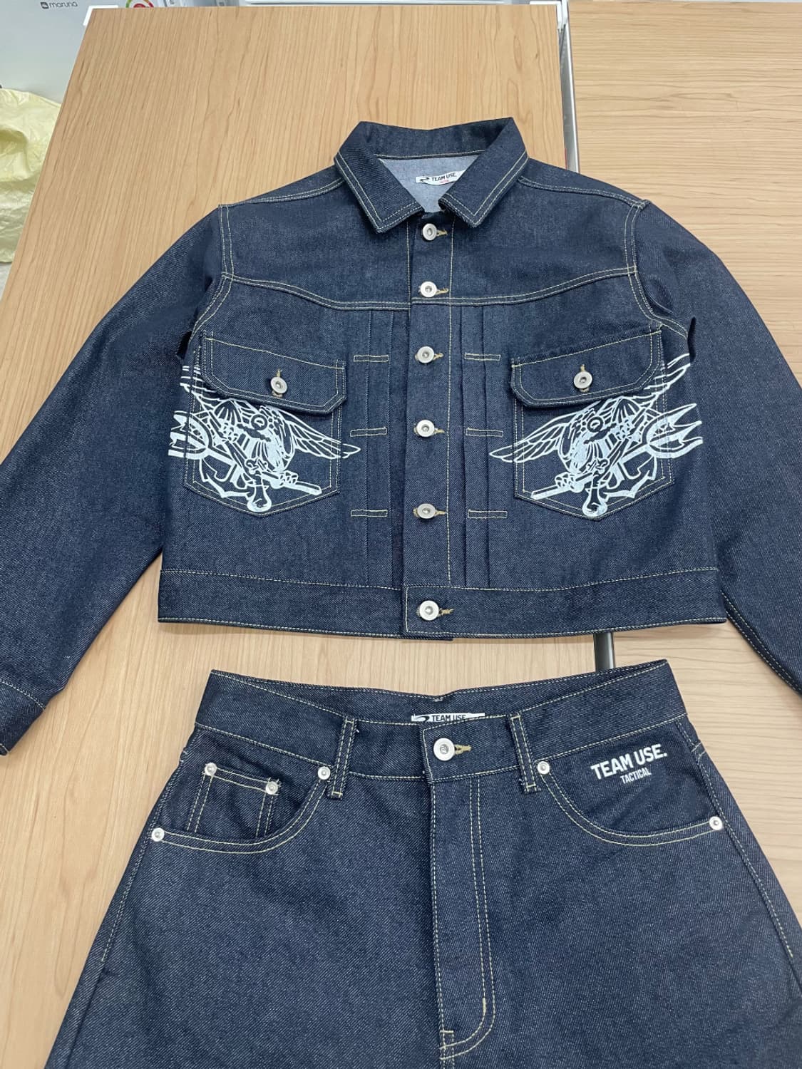 왓츠더유즈 13Oz 데님셋업 L 상품이미지2