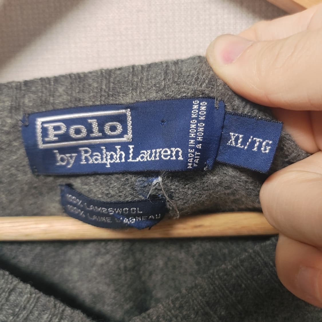 [XL] 폴로 램스울 니트 상품이미지3