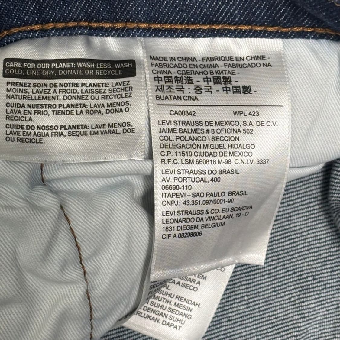 LEVI'S 512 데님 팬츠 버튼 플라이 34 | 32 상품이미지5
