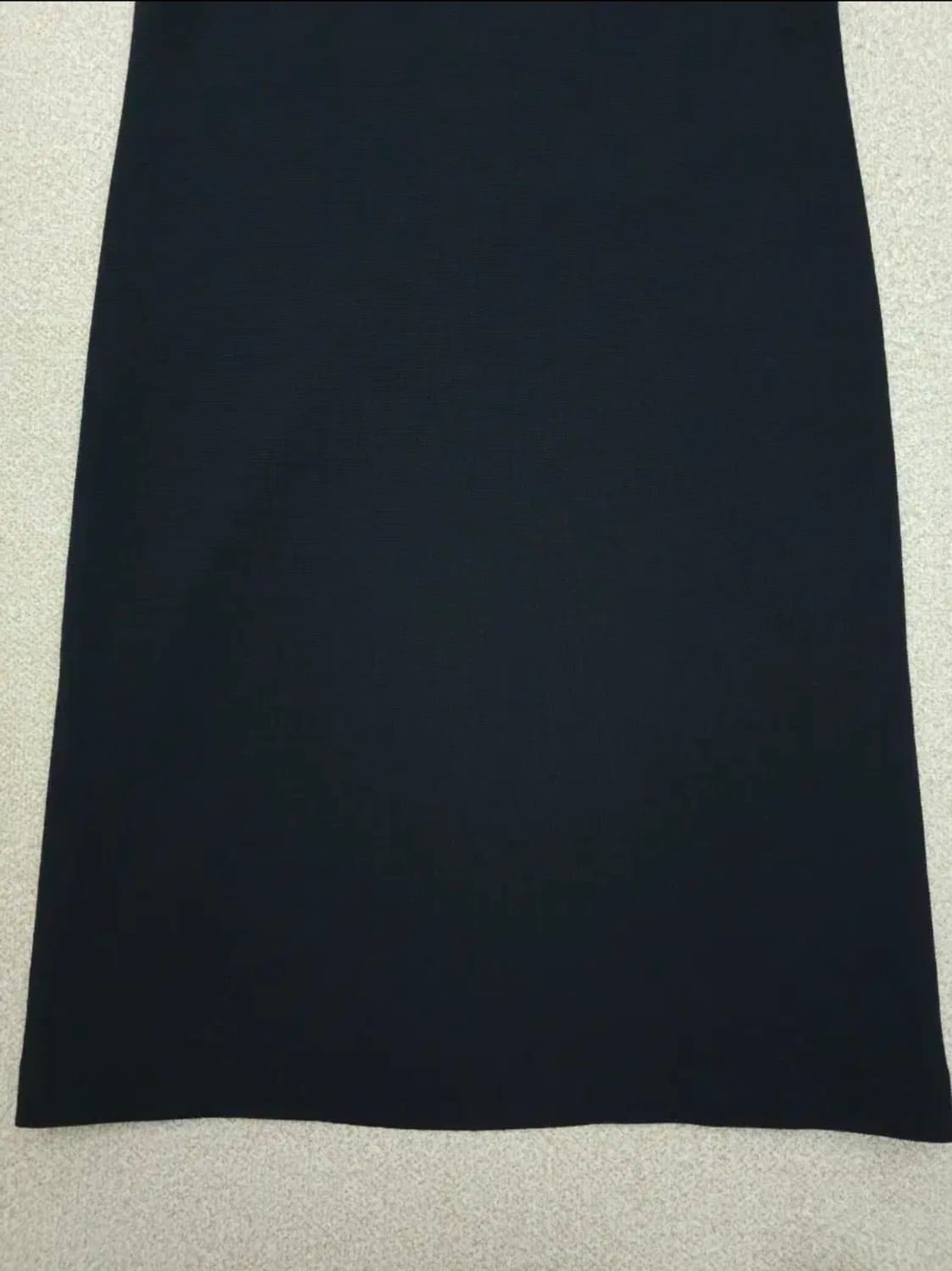 (88-98-165)MINE 여성 반팔 원피스 미디 블랙 상품이미지5