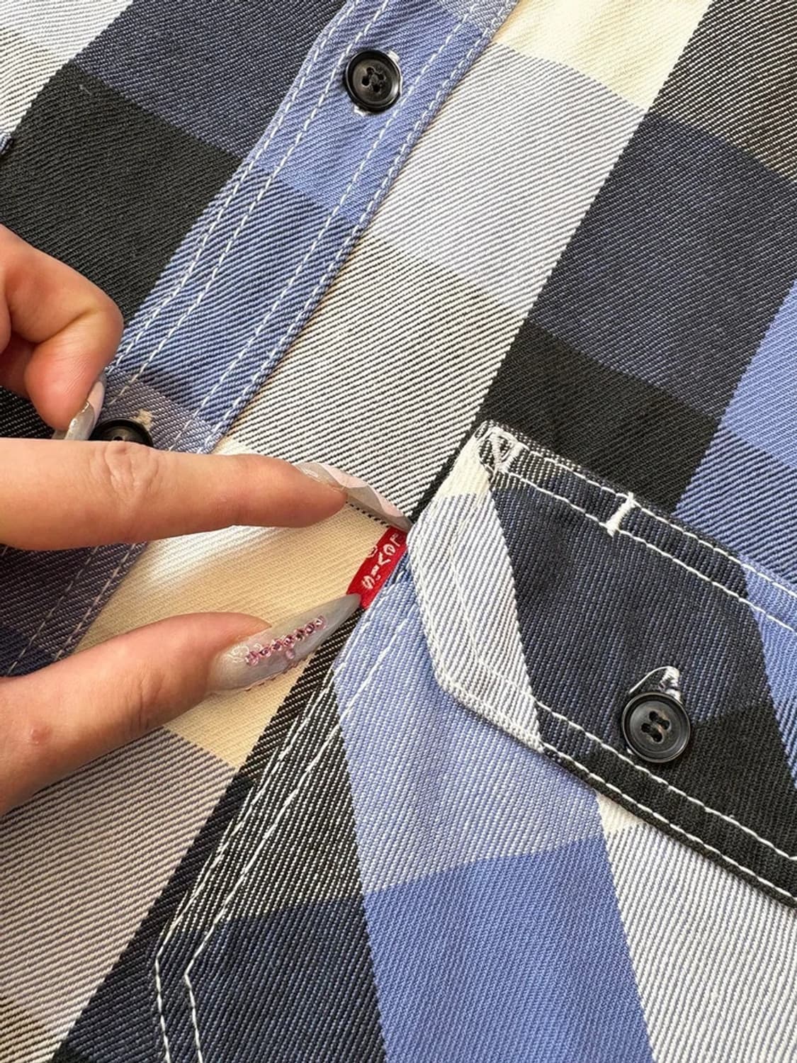 리바이스 00's 레드탭 플란넬 웨스턴 셔츠 PN6260 상품이미지4