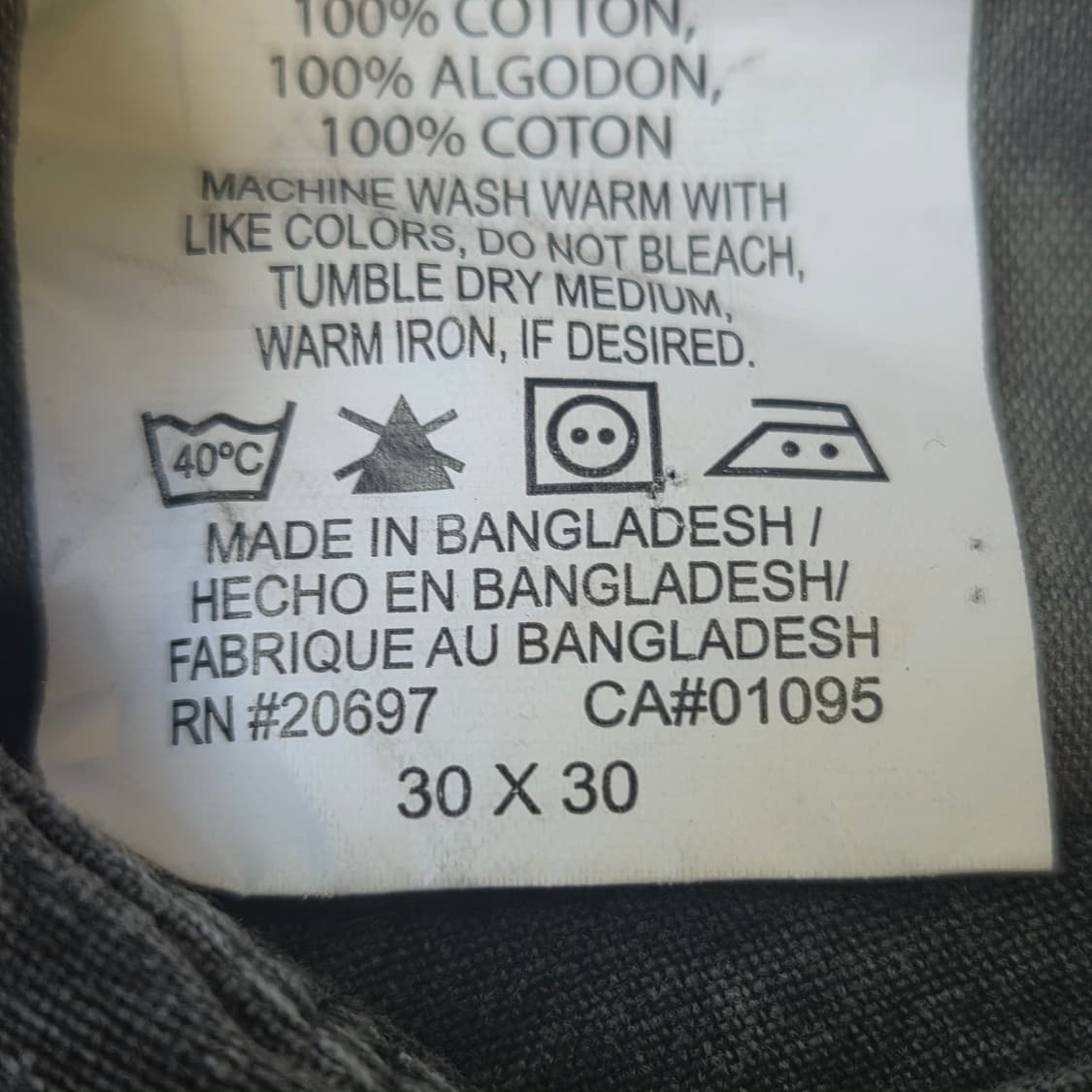 Dickies 청 워크팬츠. P1016 상품이미지6