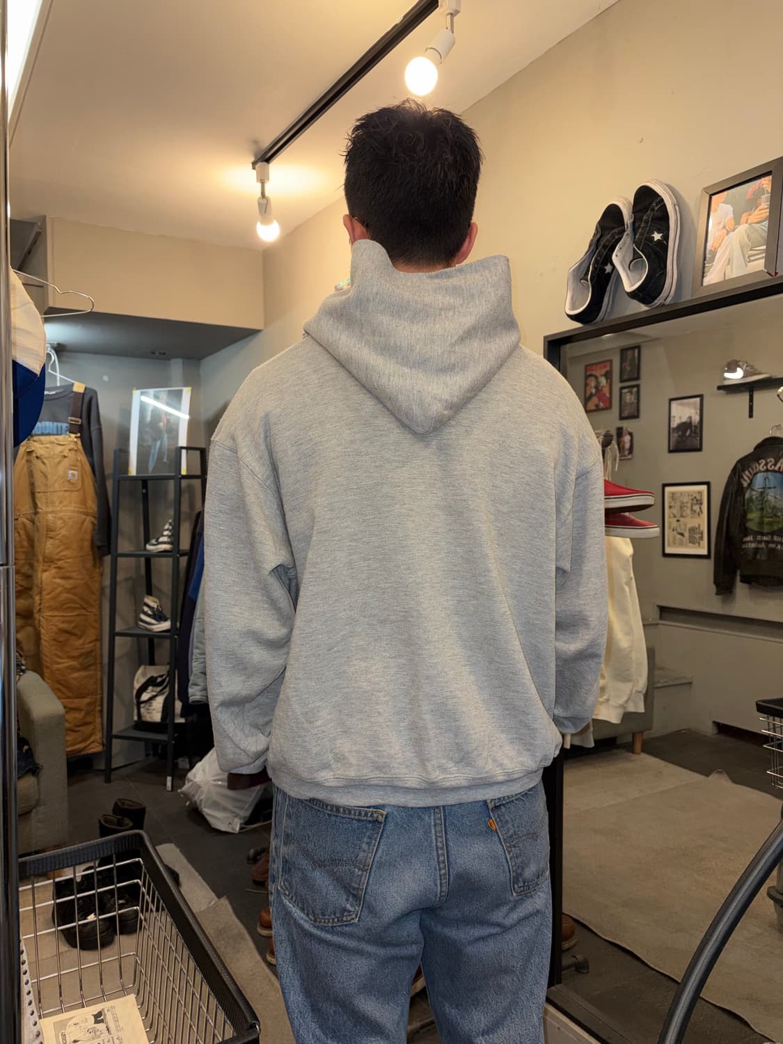 90’s Stussy durable timeless logo hood 상품이미지8