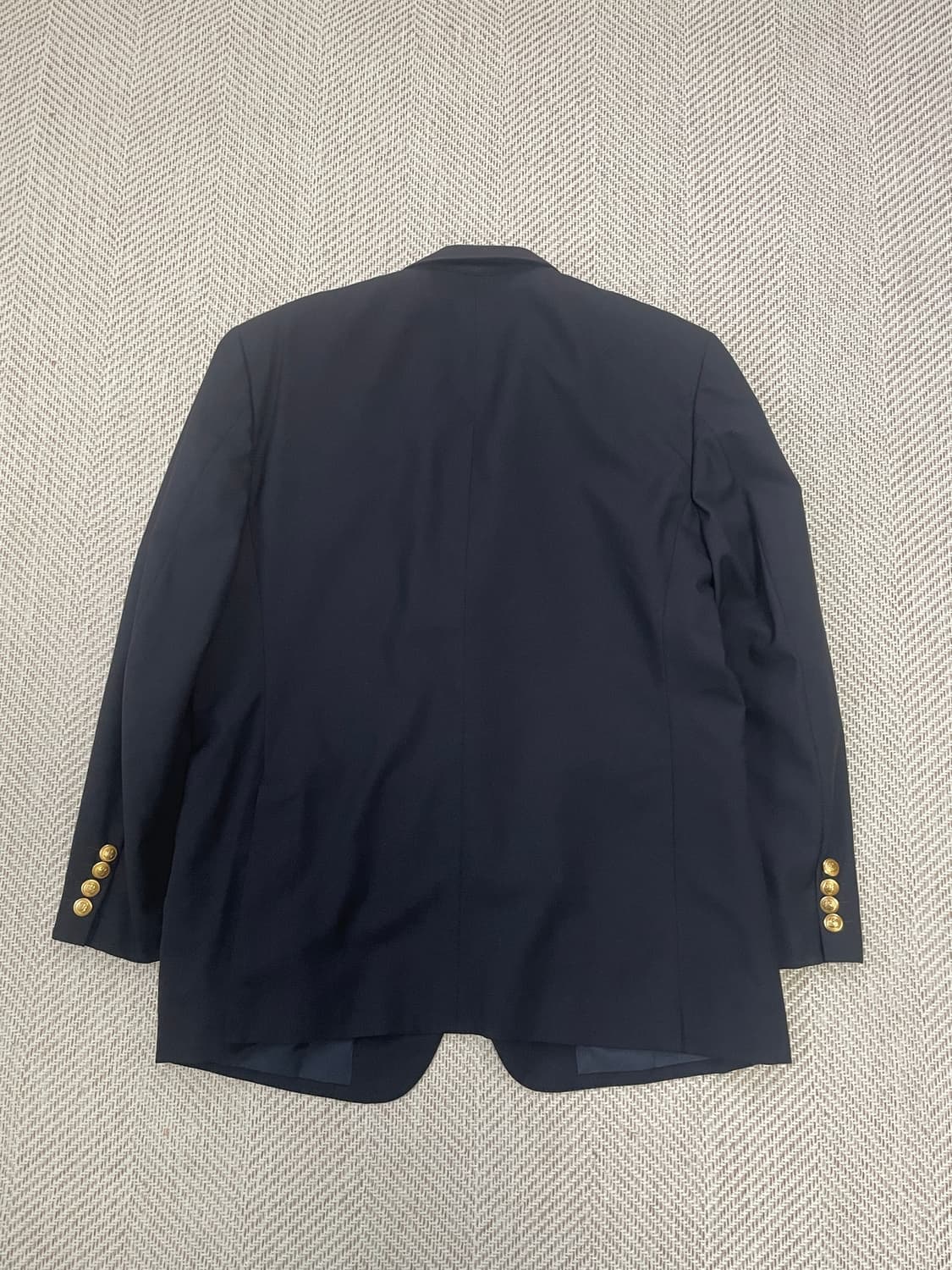 아쿠아스큐텀 금장 네이비 블레이저  J03579 상품이미지6