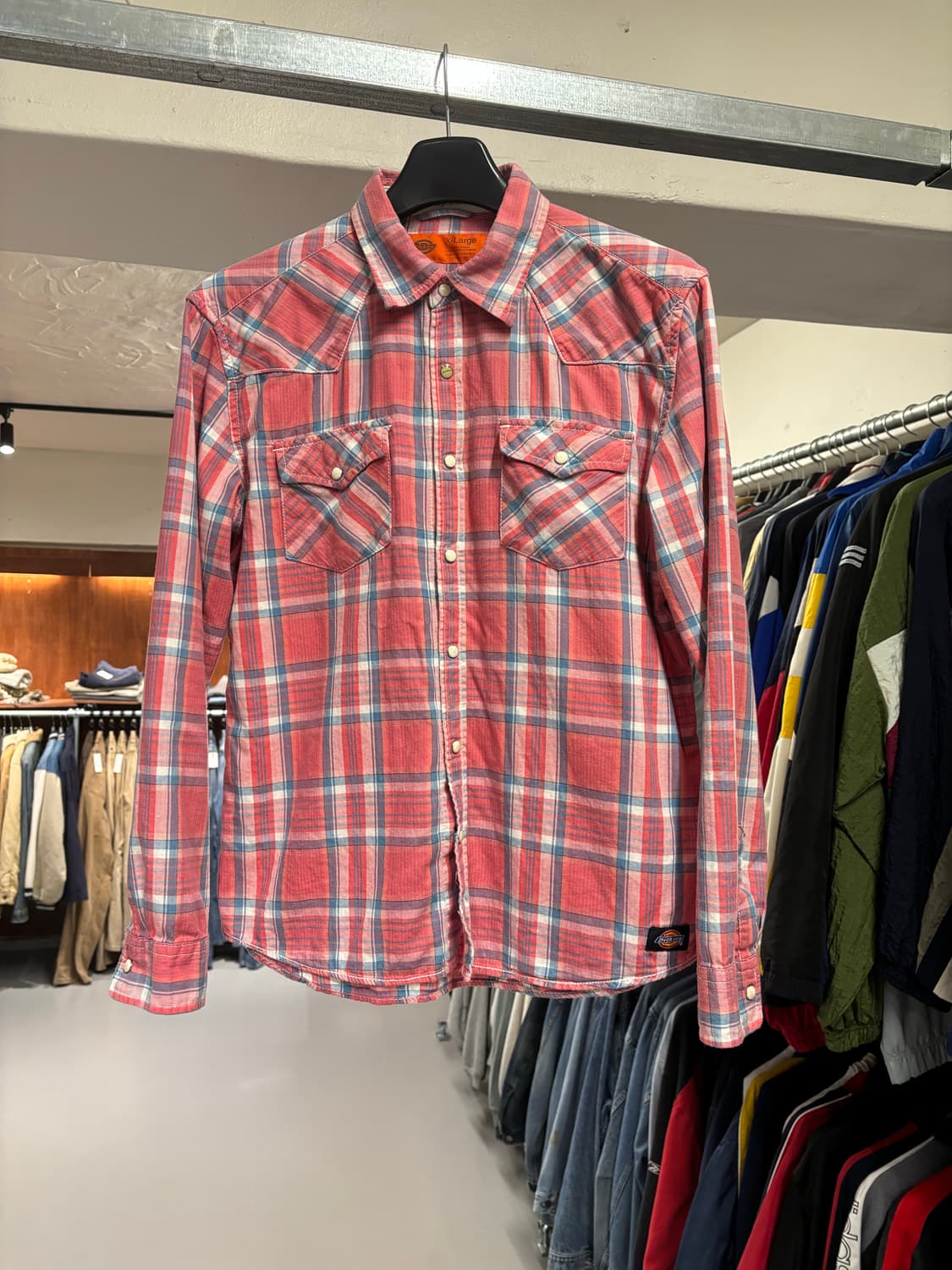 디키즈 체크 웨스턴 셔츠 상품이미지3