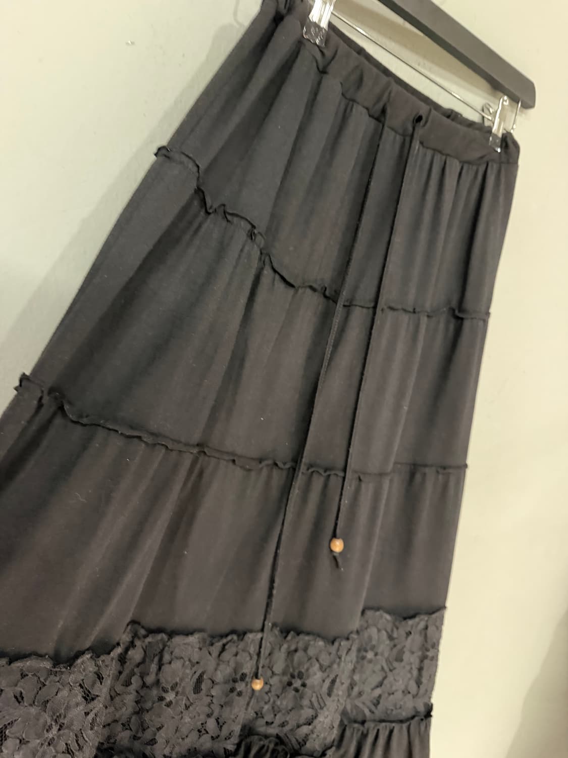 can-can frill detail long skirt 상품이미지7