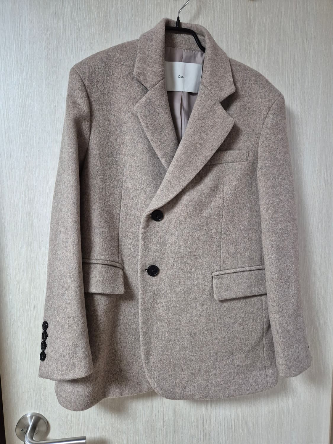 던스트 레이어드 헤비 울 블레이저 오트밀 S 상품이미지3