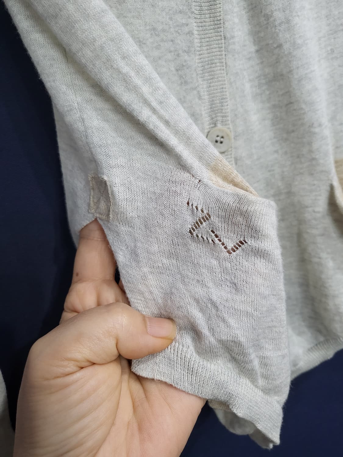 쟈딕엔 볼테르 얇은면 가디건 상품이미지3