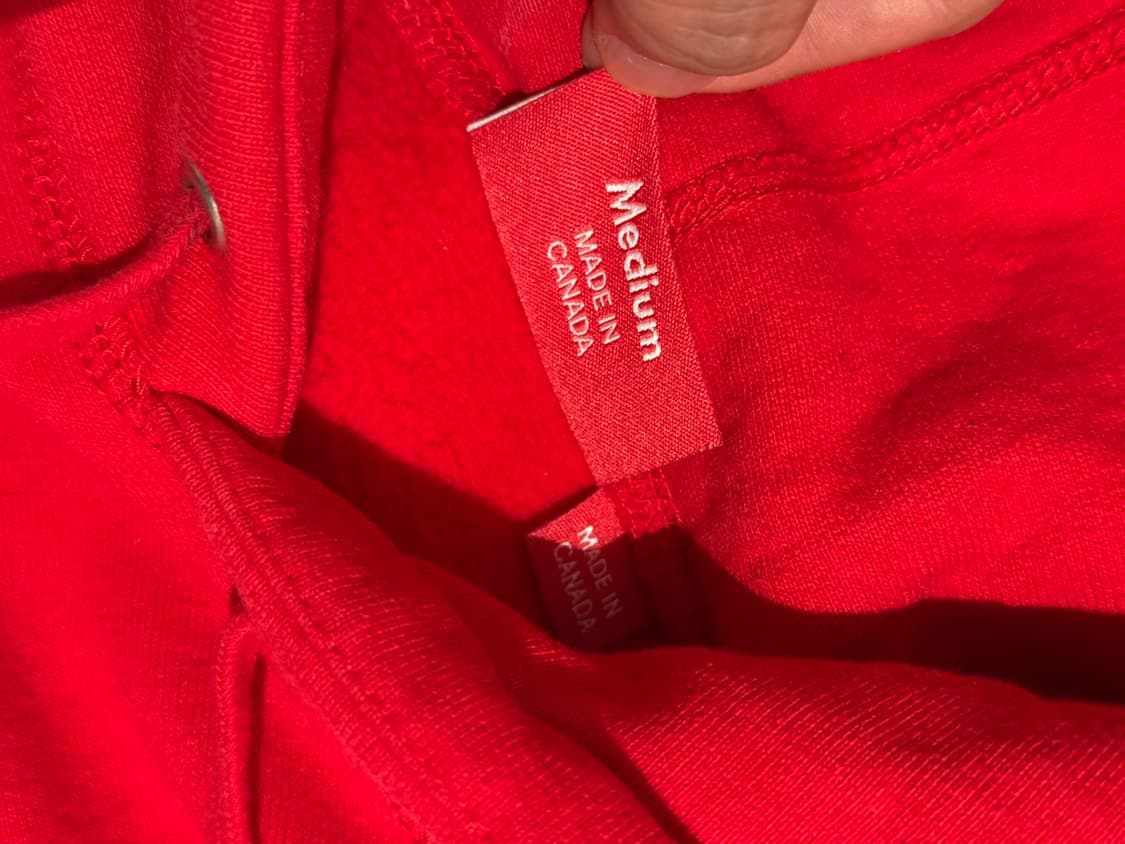 슈프림 반다나 박스로고 후드 M 레드 상품이미지3