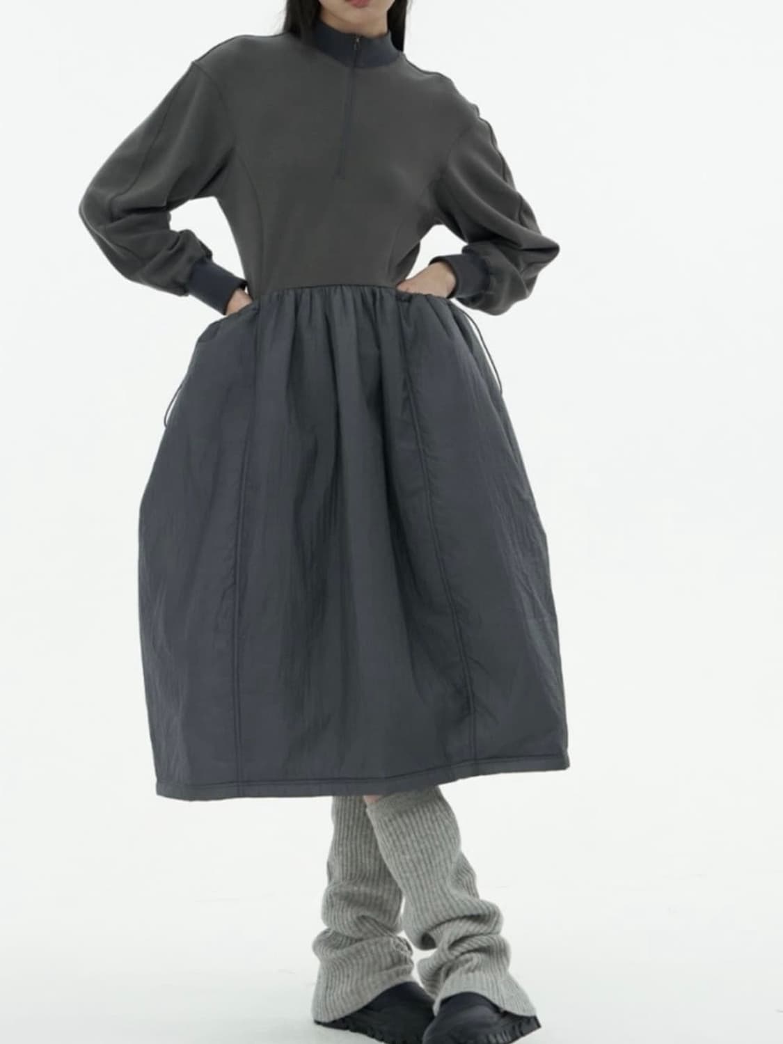 아모멘토 쉬어 패디드 드레스 상품이미지9