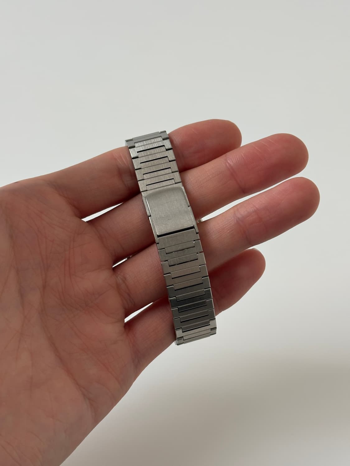 1980s Roman Index Silver Square Quartz 상품이미지7