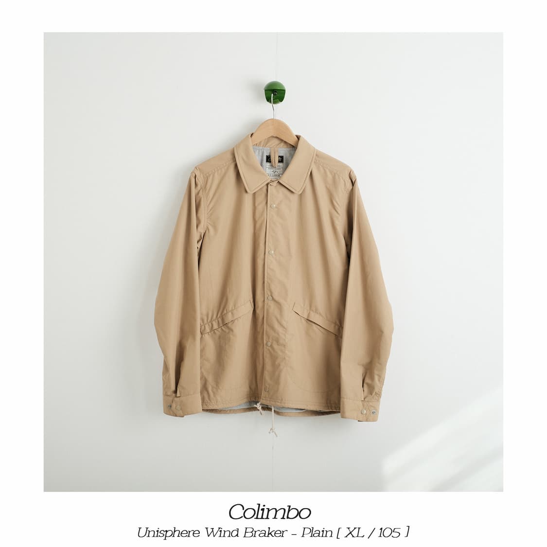 콜림보 윈드브레이커 XL (105) 베이지 Colimbo 상품이미지1