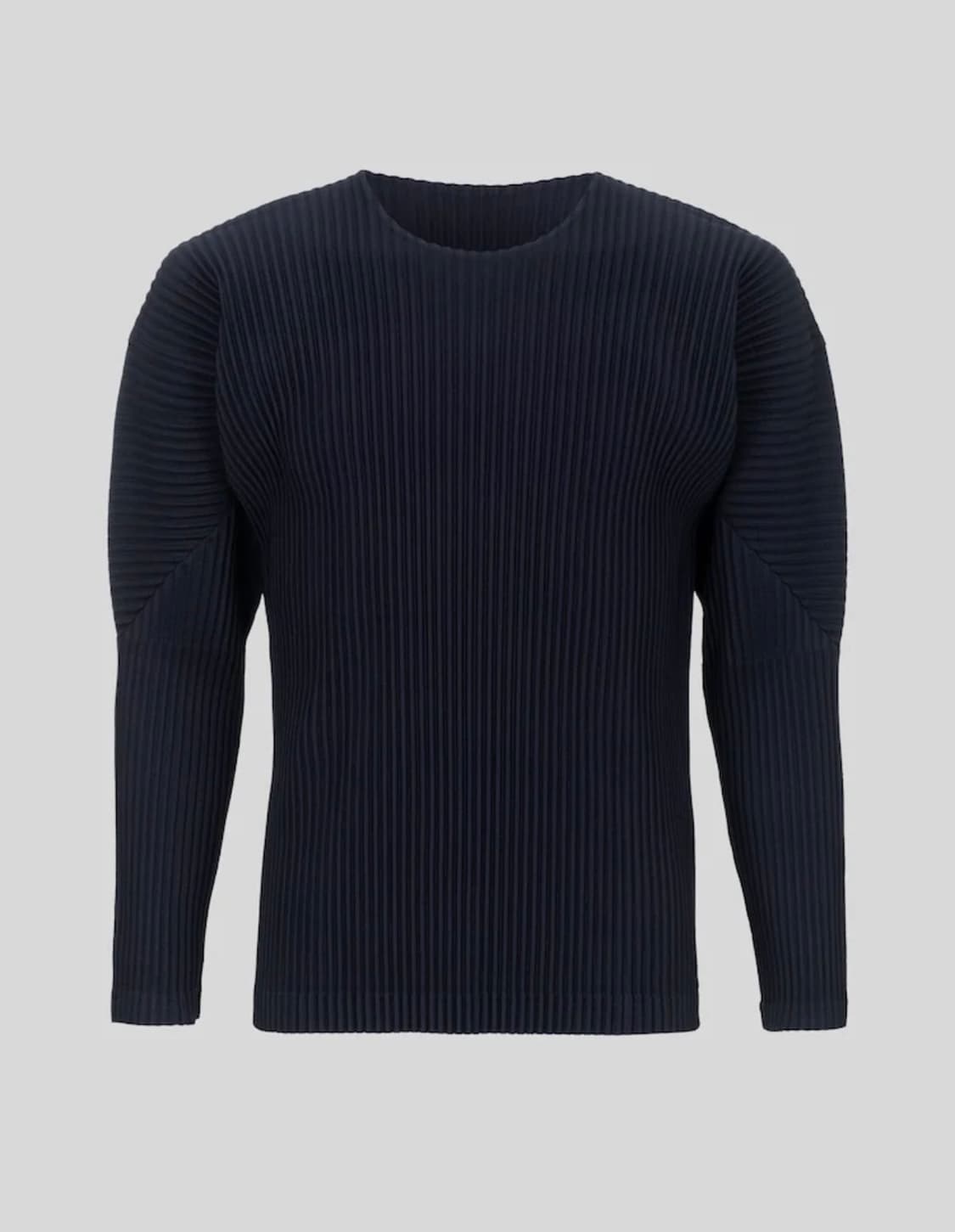 옴므플리세 베이직라인 롱슬리브 네이비 3사이즈 상품이미지1