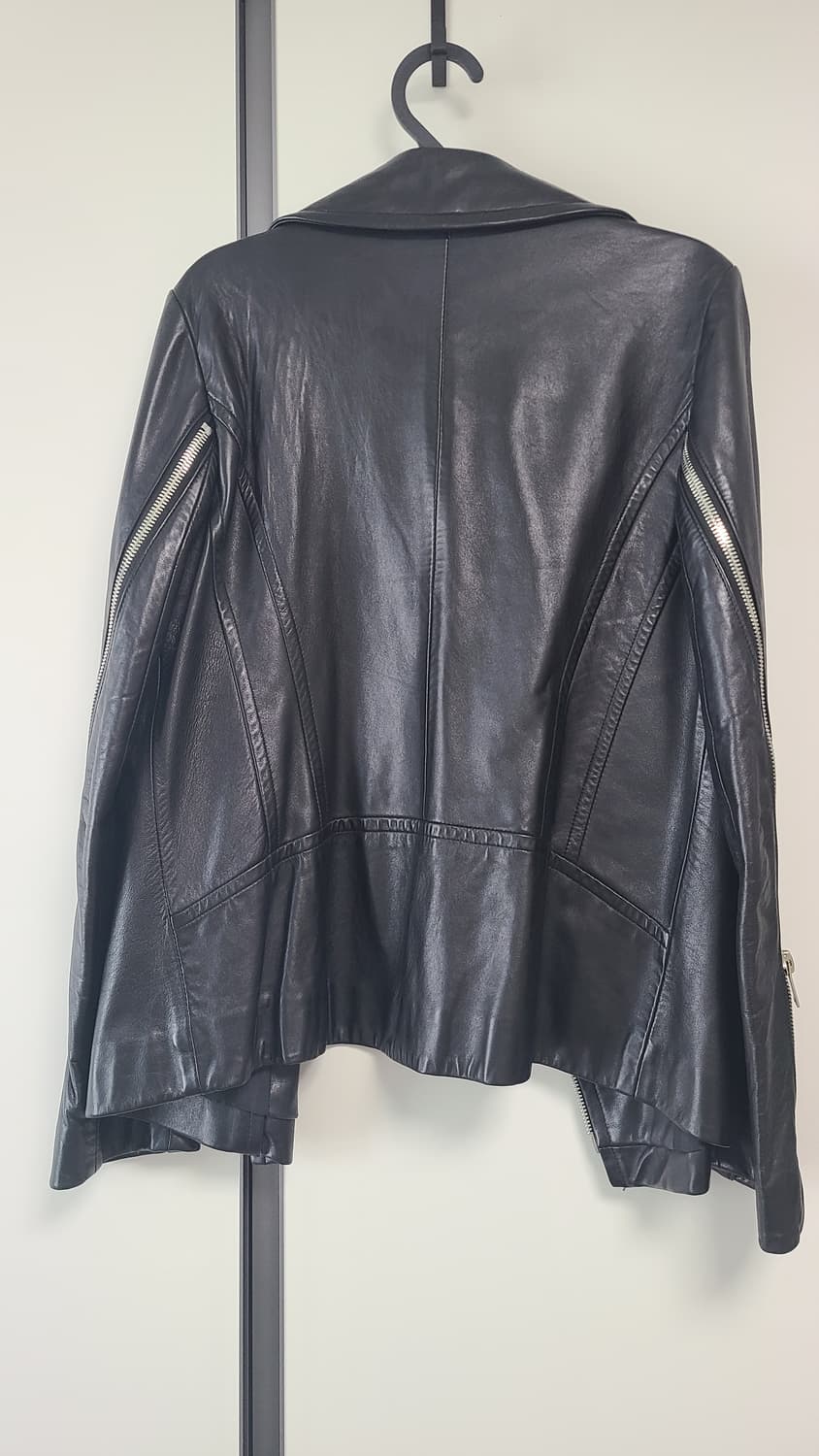 램스킨 여자 라이더 자켓 (44~55size) 상품이미지2