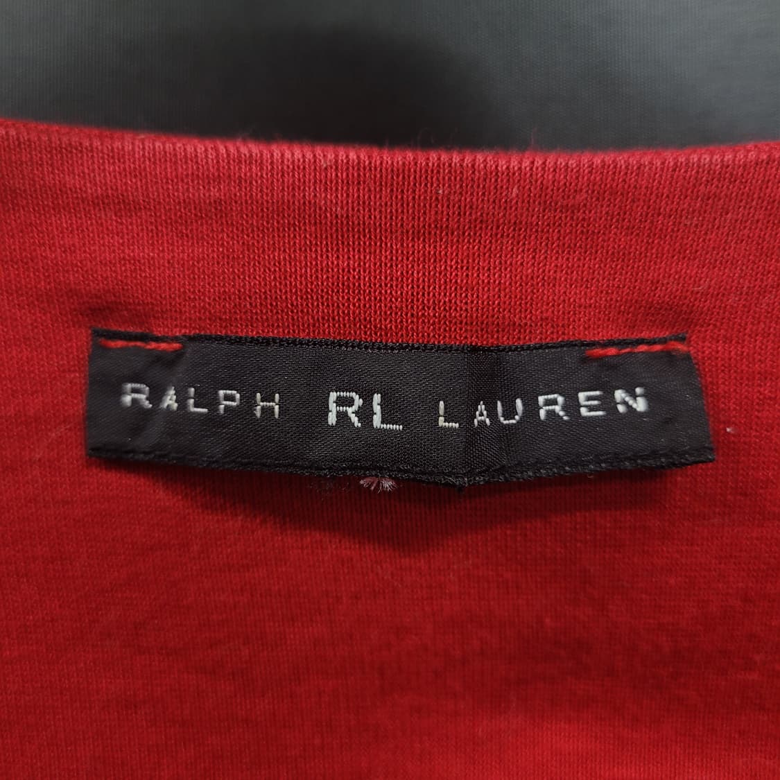 Ralph Lauren 랄프로렌 레드 브이넥 가디건 상품이미지3