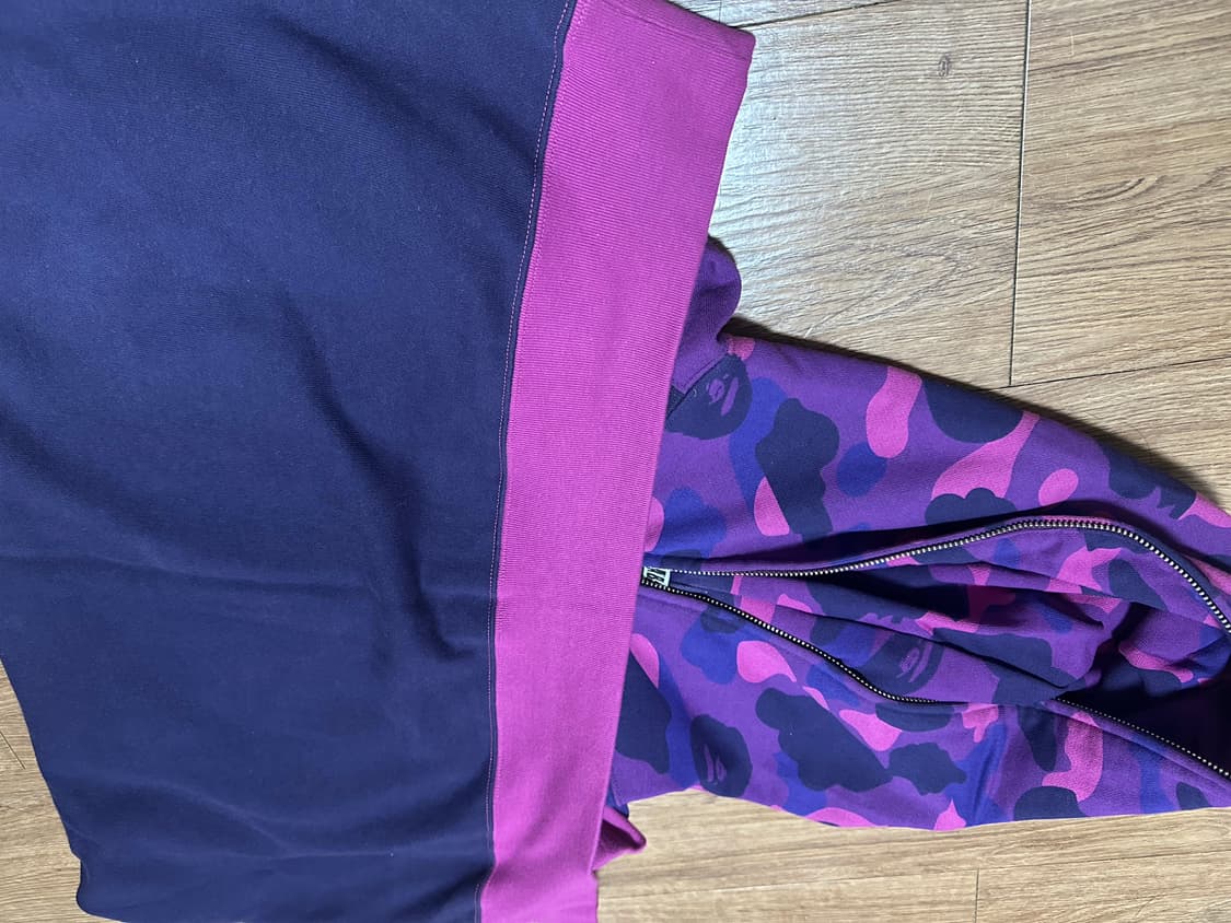 베이프 컬러 카모 풀집 후드집업 COLOR CAMO FULL ZIP 상품이미지5