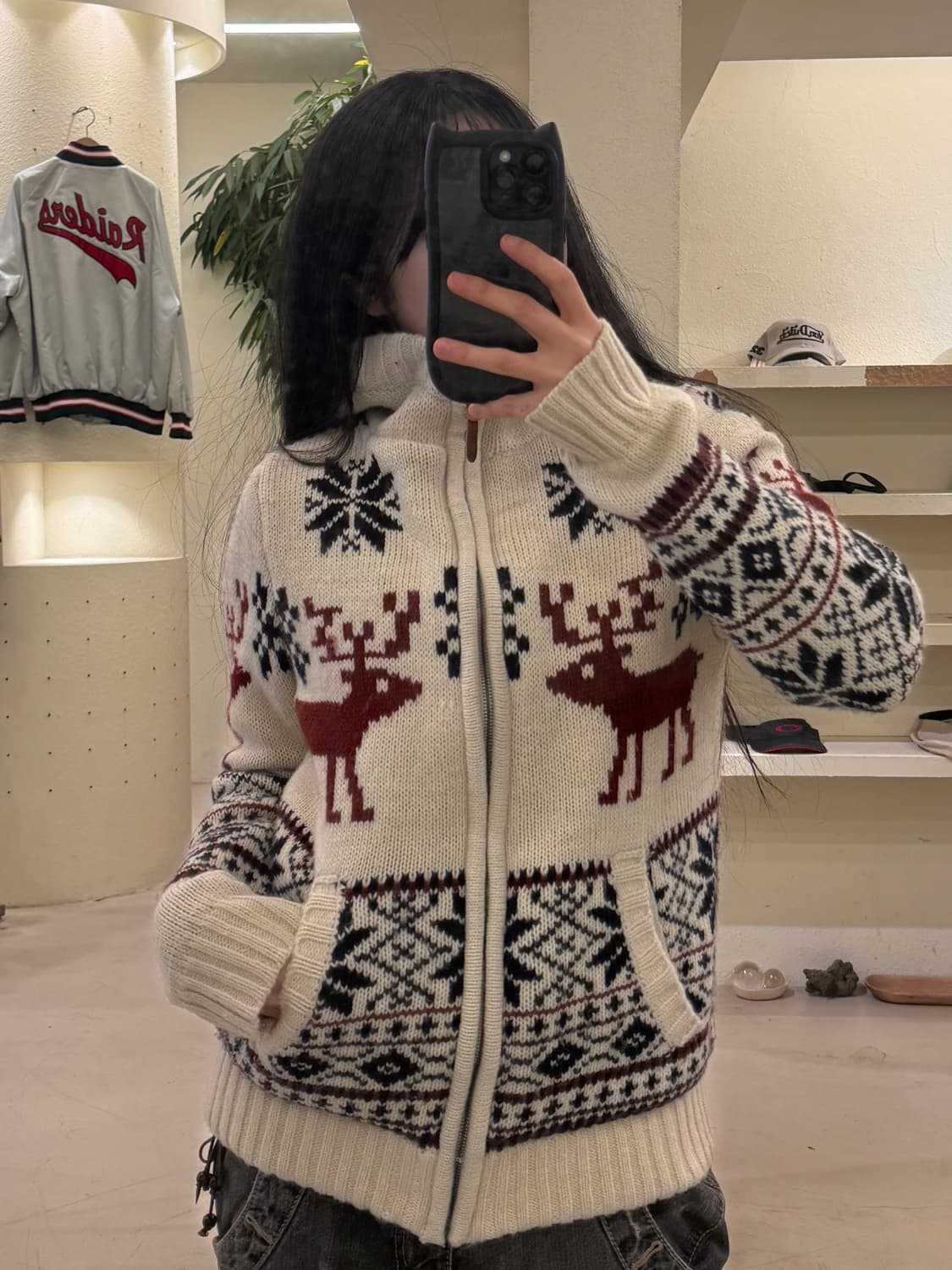 ASK Y2K 빈티지 모리 코위찬 쉐르파 자켓 U27 상품이미지1