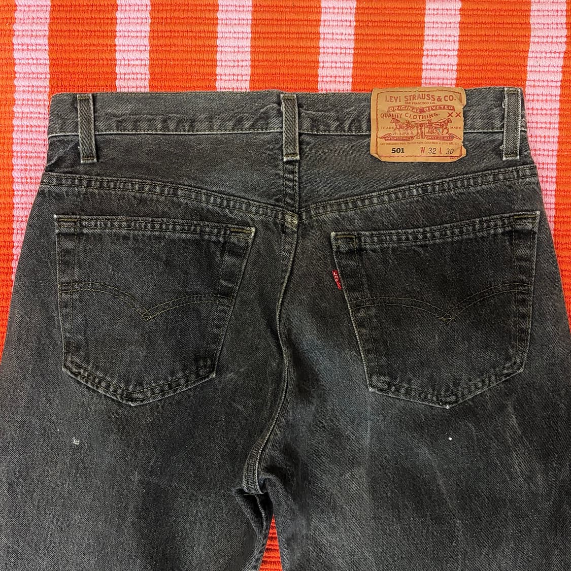 90s 리바이스 501 블랙 진 made in USA (31) 상품이미지5