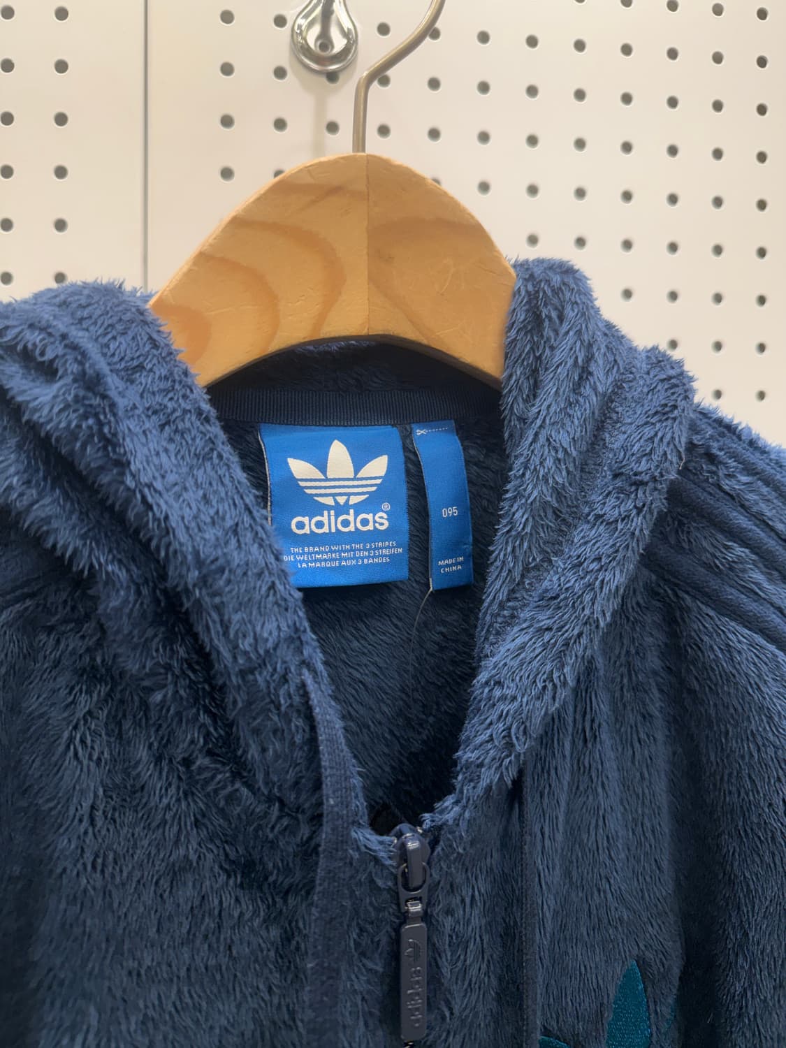 아디다스 파이어버드 빅로고 쉐르파 후드집업 U729 상품이미지5