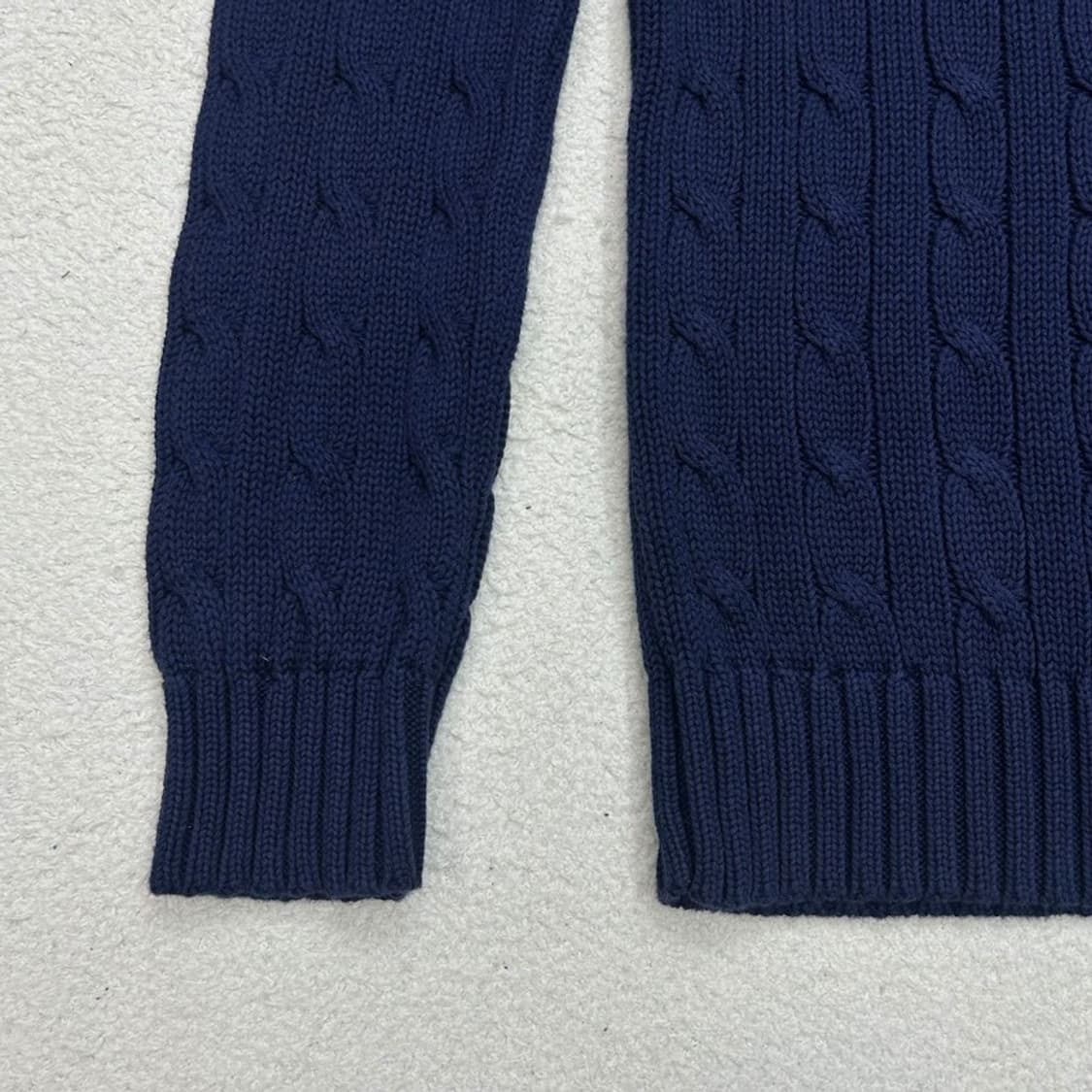 RALPH LAUREN 네이비 라운드넥 니트 S 상품이미지3
