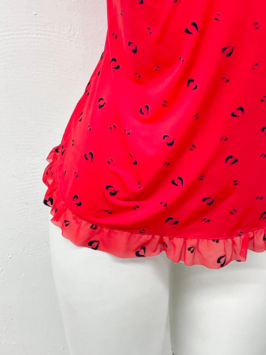 갸루 입술 프릴 슬립 상품이미지3