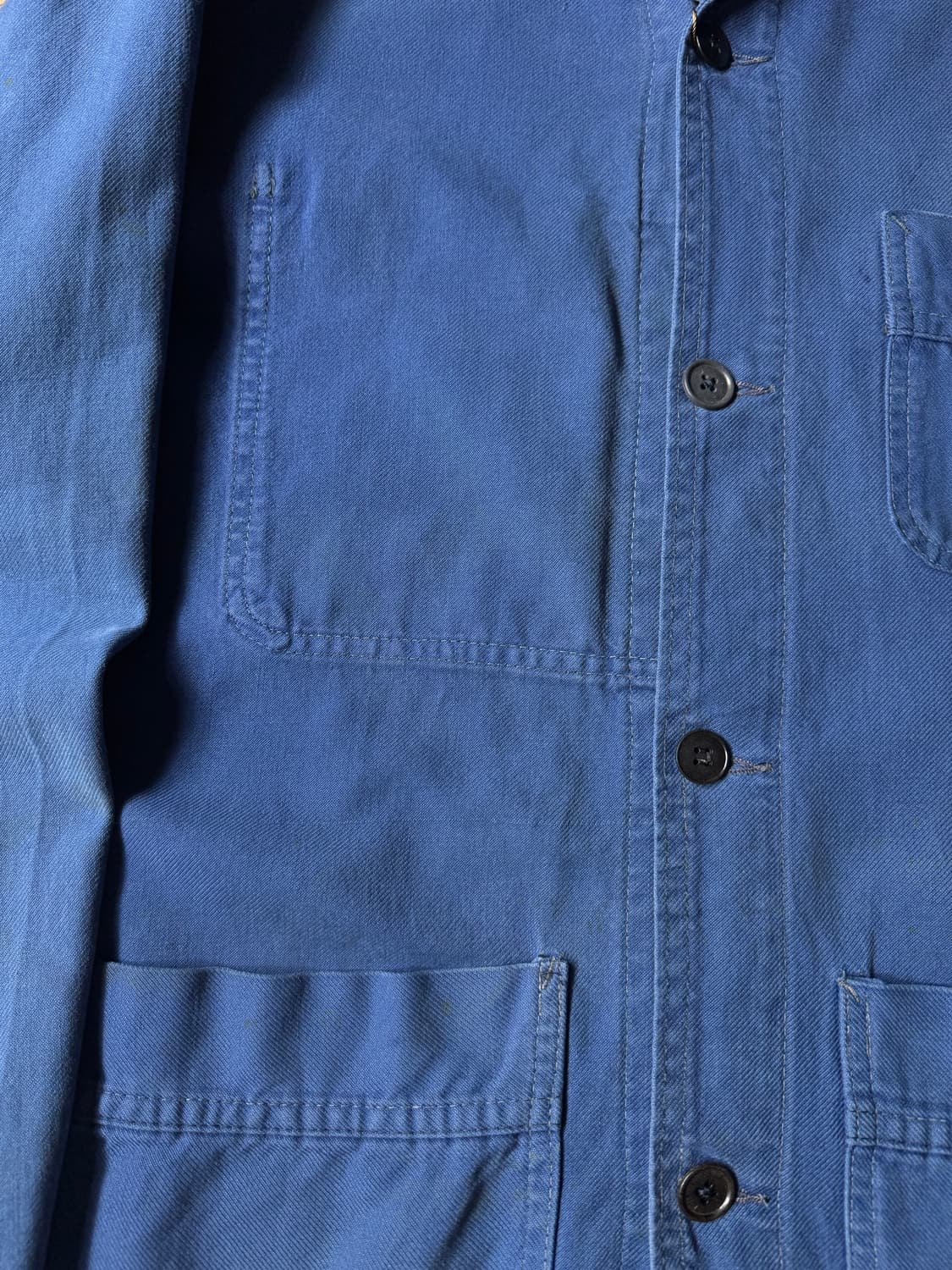 [M]빈티지 페이딩 3포켓 프렌치 워크 자켓 상품이미지3