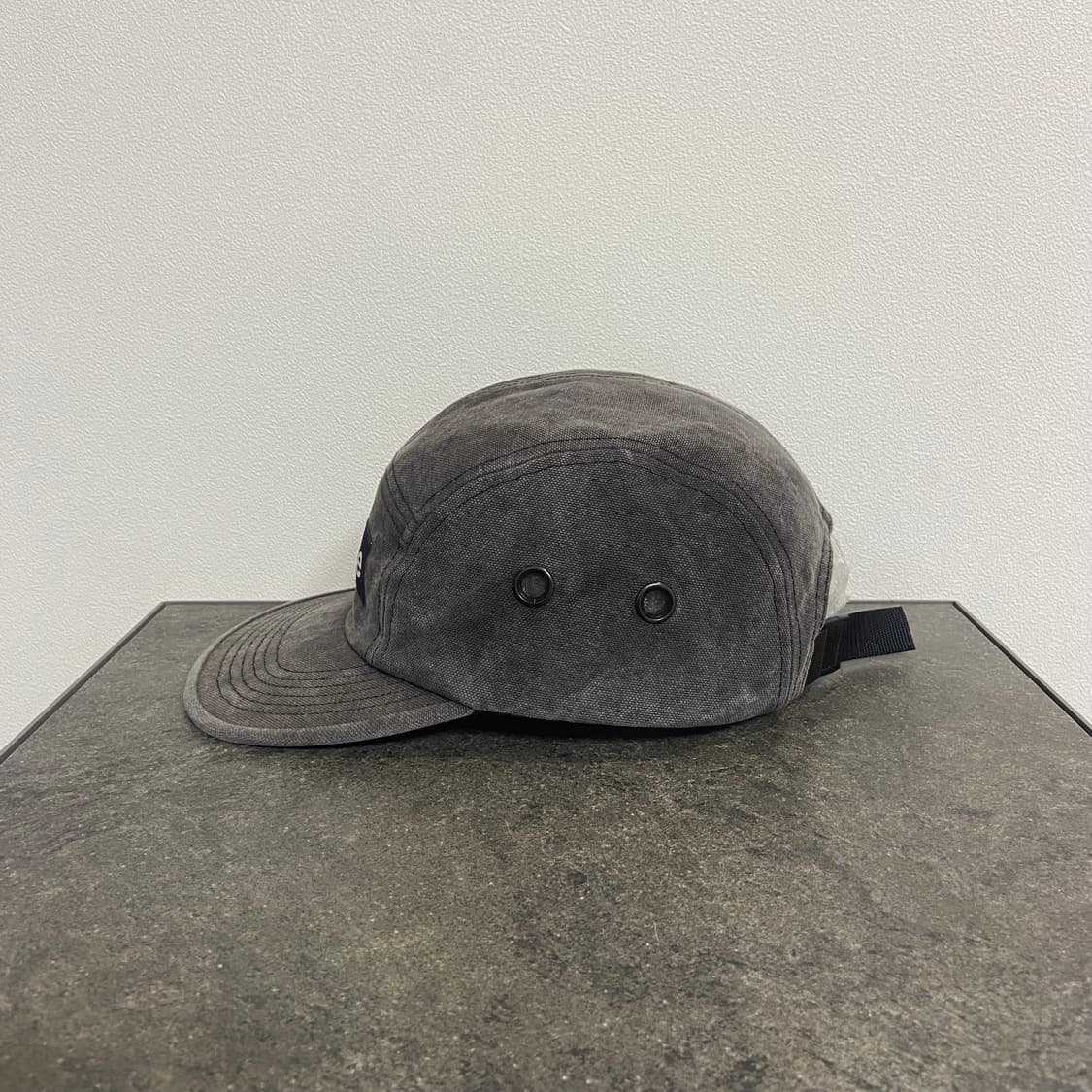 (OS) 슈프림 박스로고 캠프캡 모자 스톤 워시드 블랙 상품이미지3