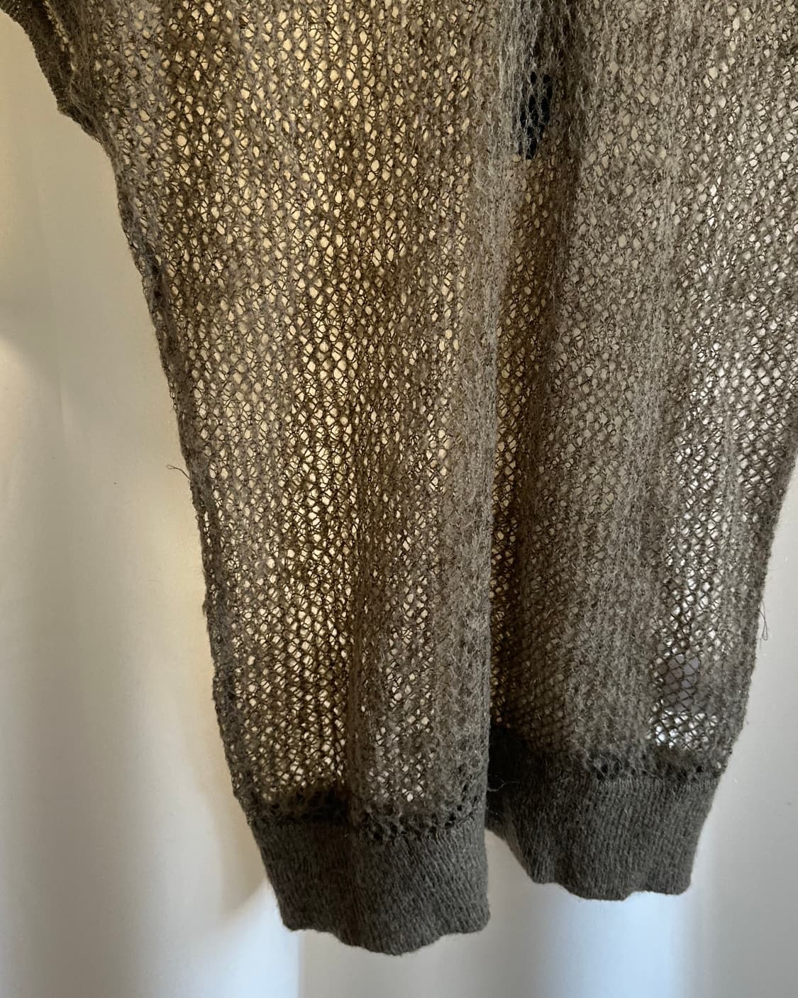 [PLACE] mohair lace-up knit top 상품이미지5