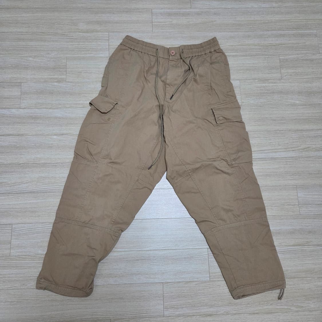 스타터 카고팬츠 배기팬츠 면바지 베이지 M 상품이미지1