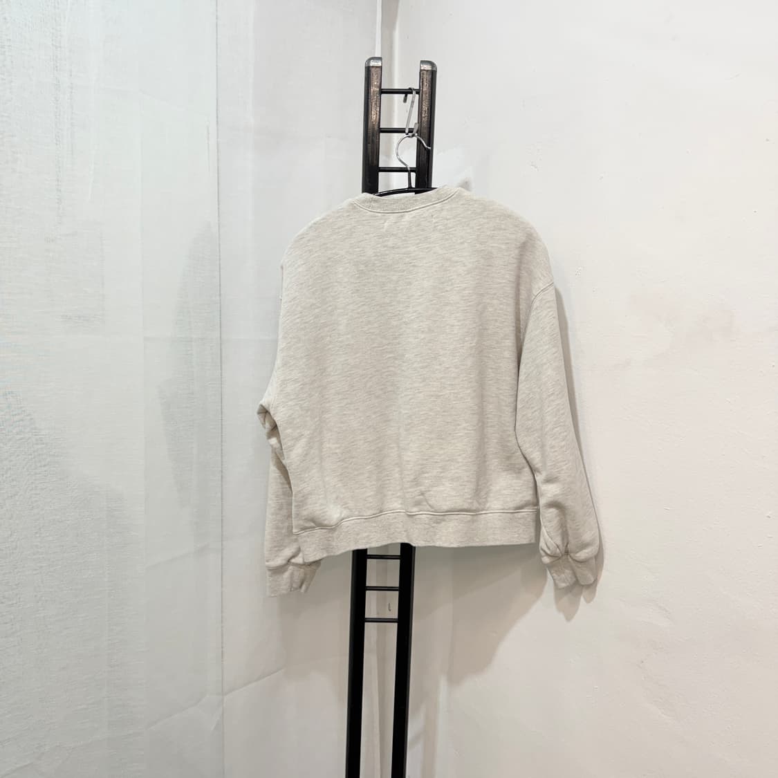 타입서비스 오트밀 레터링 프린트 맨투맨 스웻셔츠 4095 상품이미지4