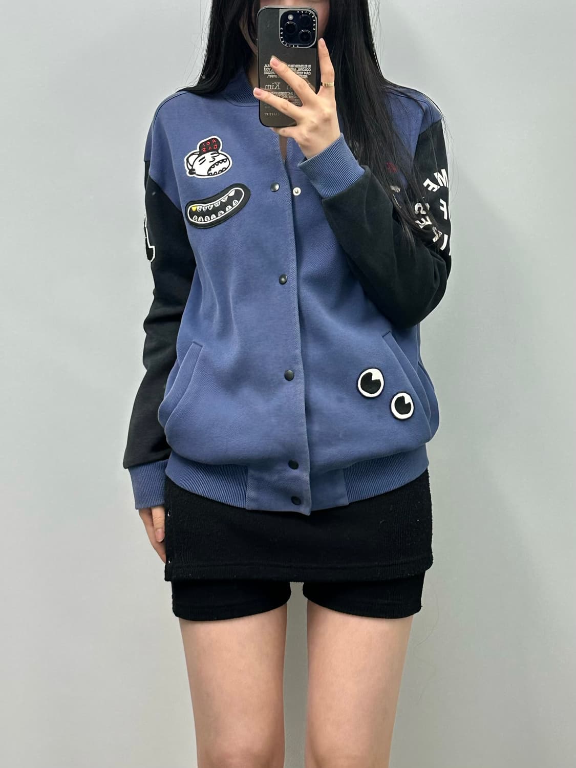 아디다스 패치 코튼 바시티 자켓 상품이미지1