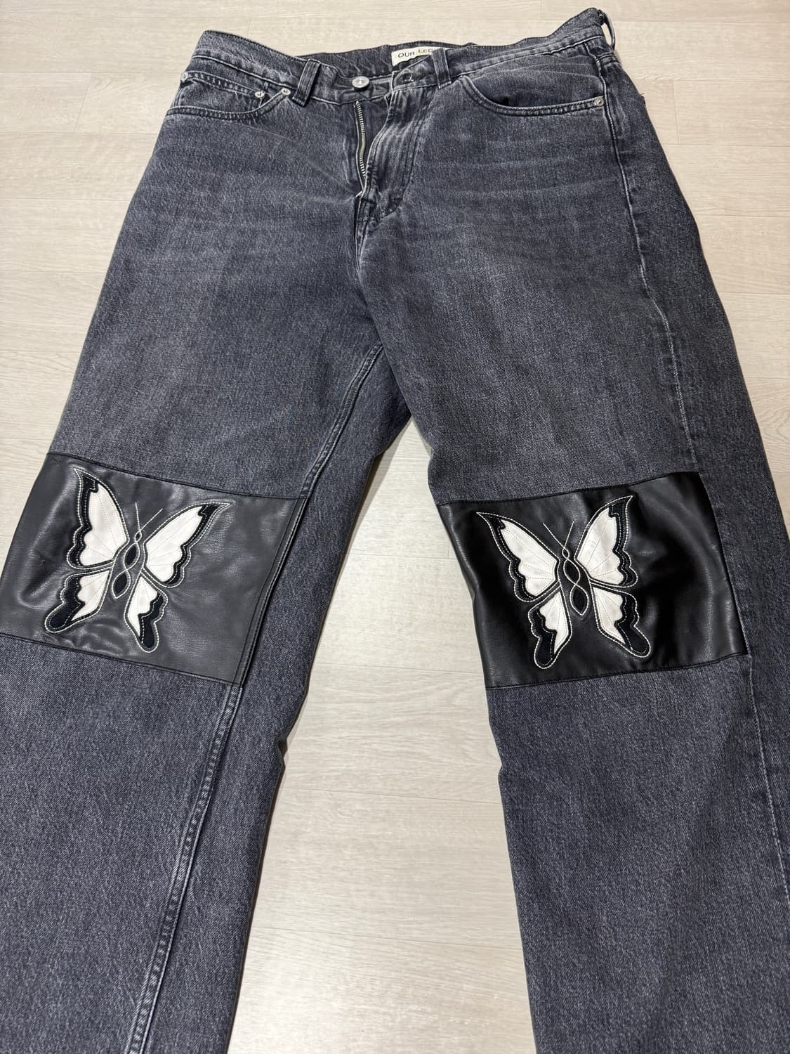 [31]아워레가시 써드컷 슈메틀링 패치 데님 상품이미지1