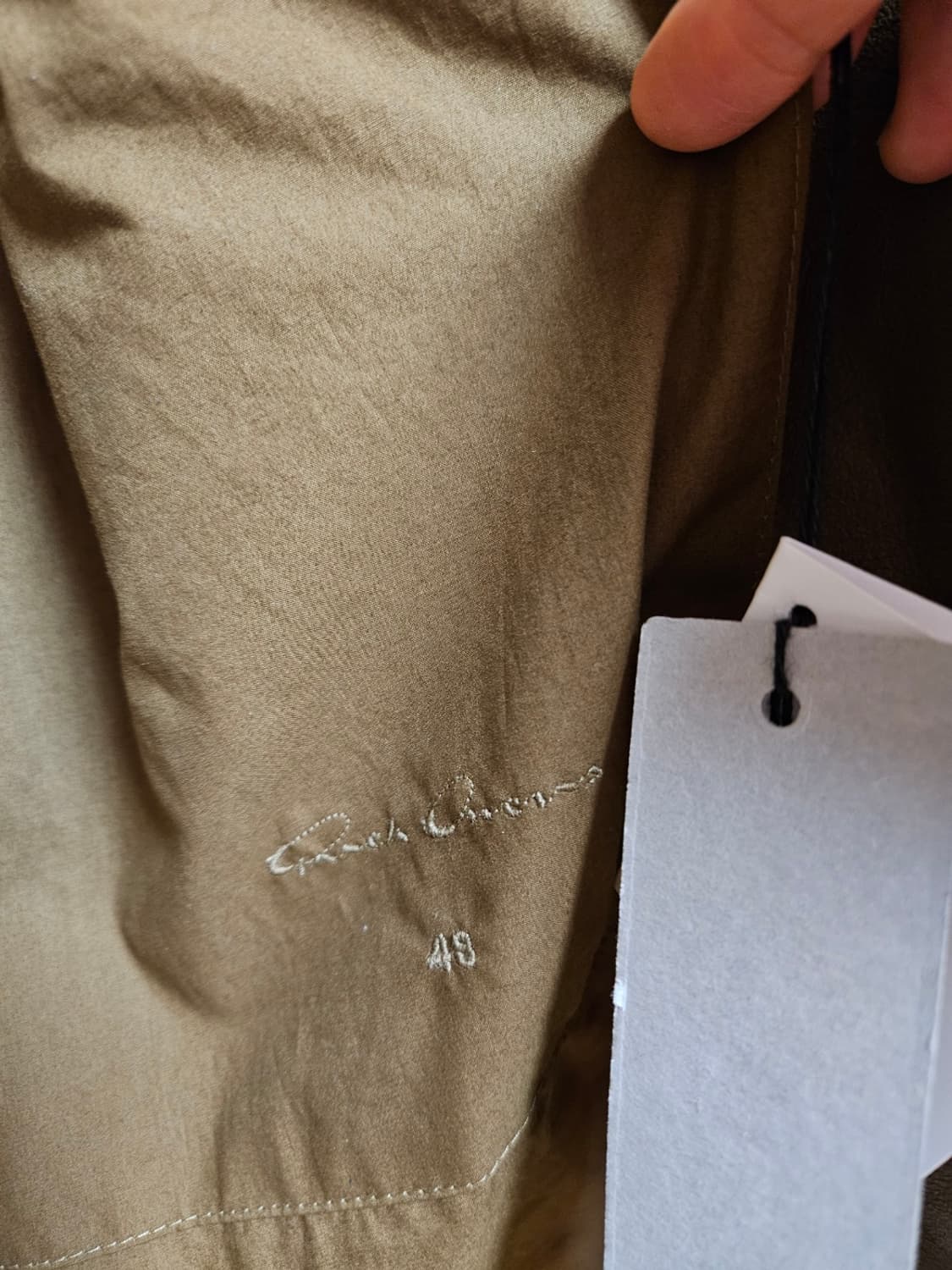 [희귀-명품/새상품] 릭 오웬스 스투지 램스킨 자켓 상품이미지8