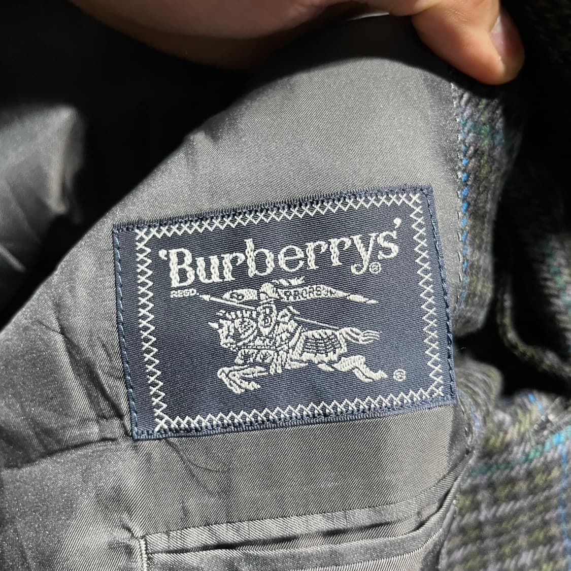 버버리 아카이브 체크블레이져 상품이미지6